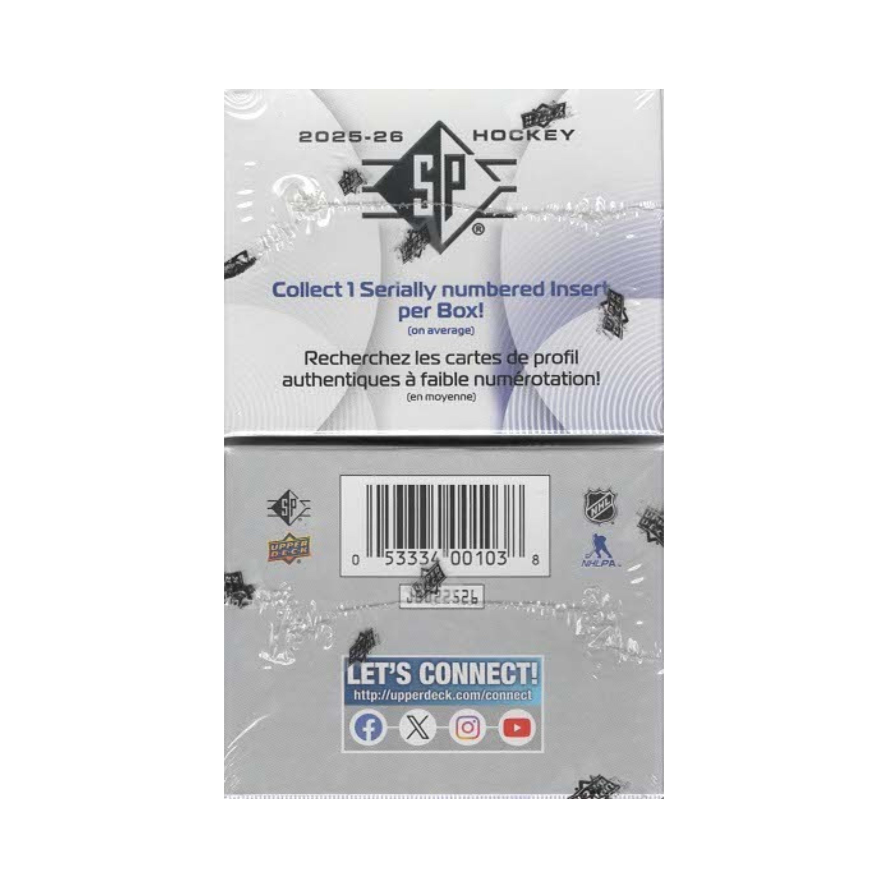 2025-26 Upper Deck SP NHL Hockey 40ct. Blaster Box