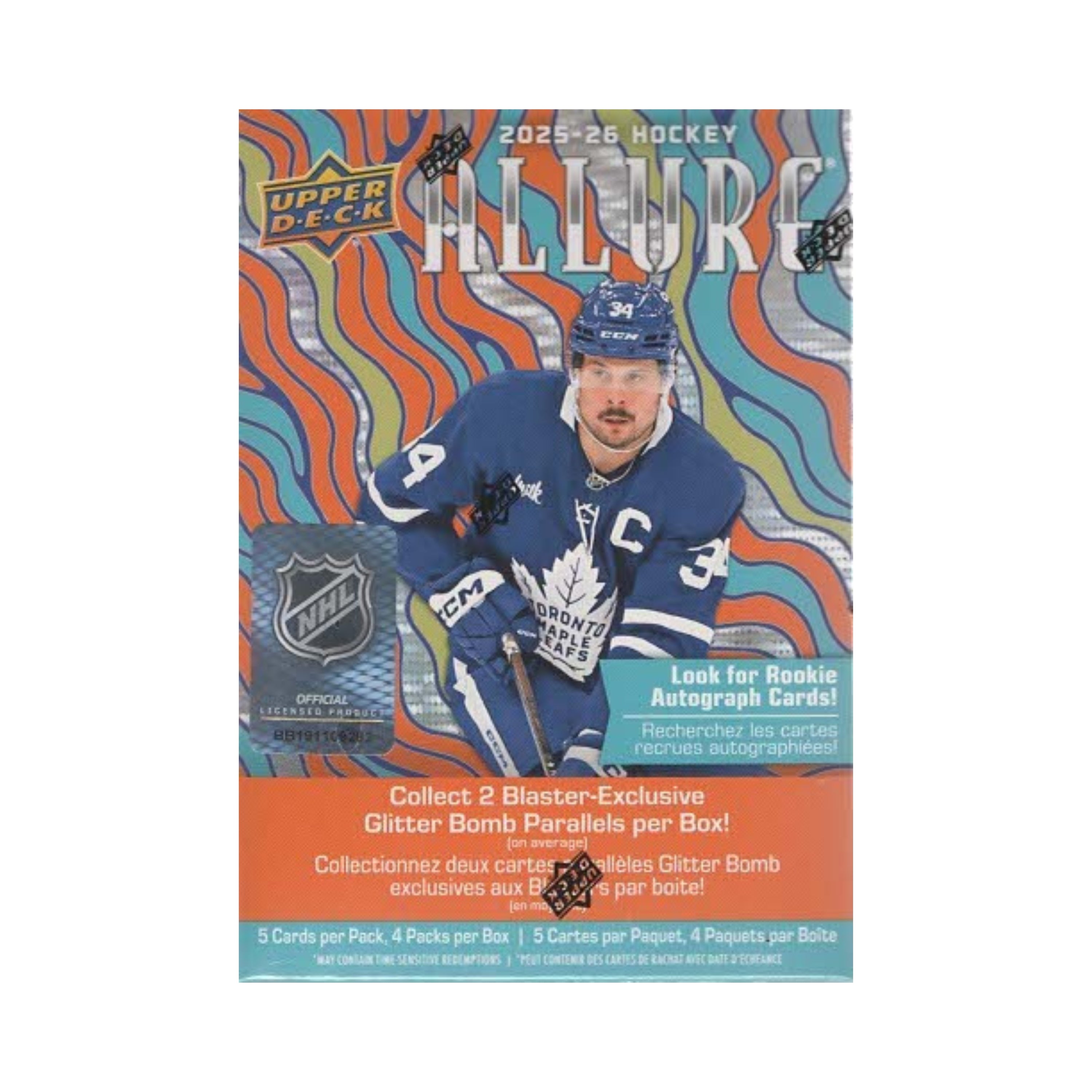 2025-26 Upper Deck Allure Hockey 20ct. Blaster Box