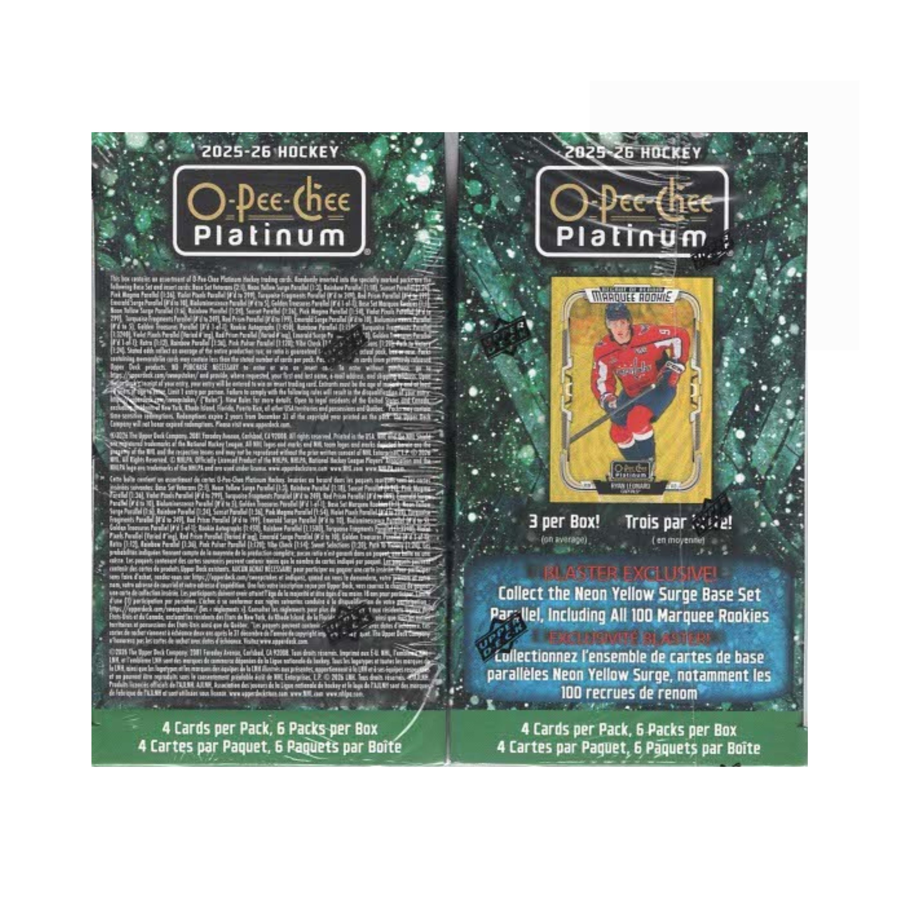 2025-26 Upper Deck O-Pee-Chee Platinum NHL Hockey 24ct. Blaster Box