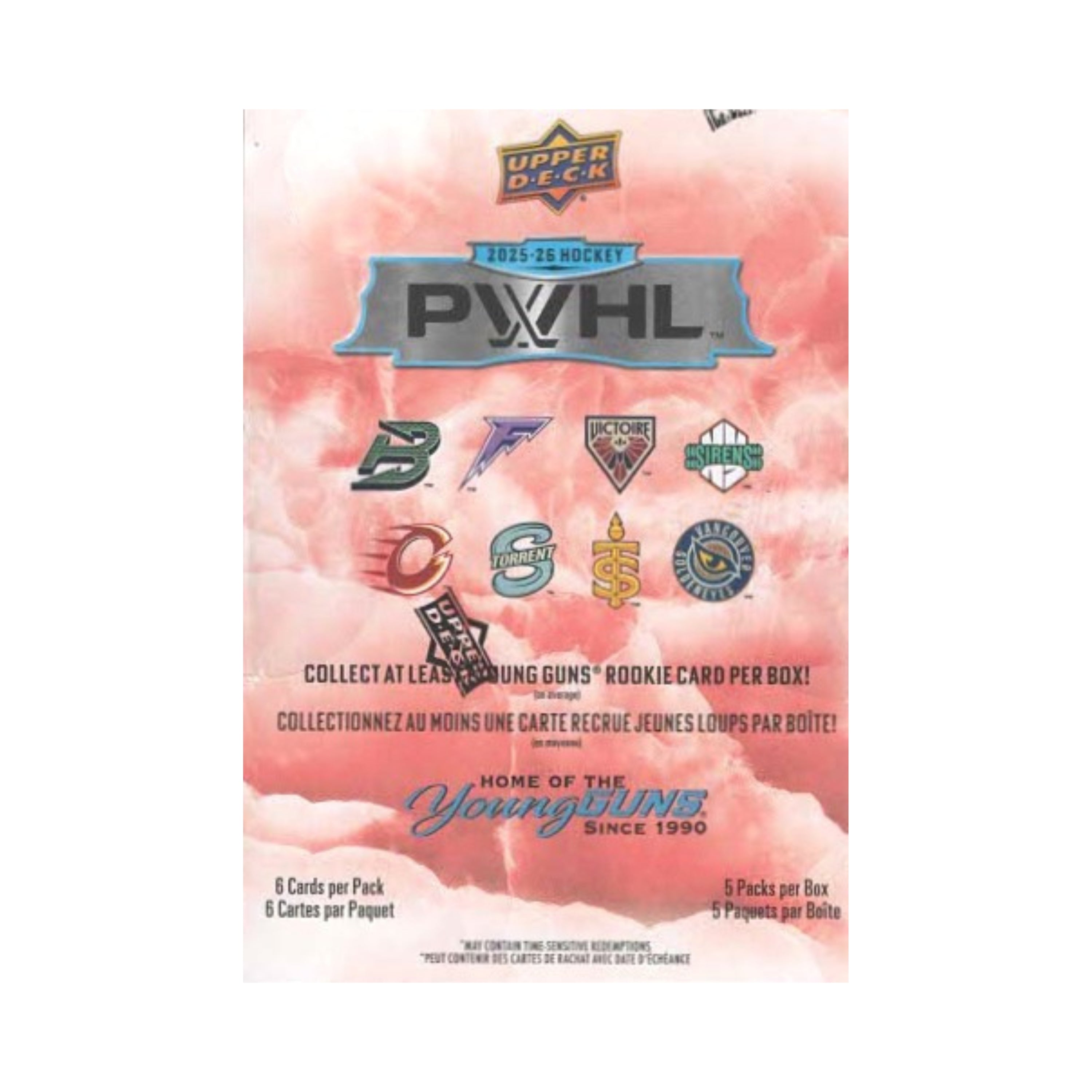 2025-26 Upper Deck PWHL Hockey 30ct. Blaster Box