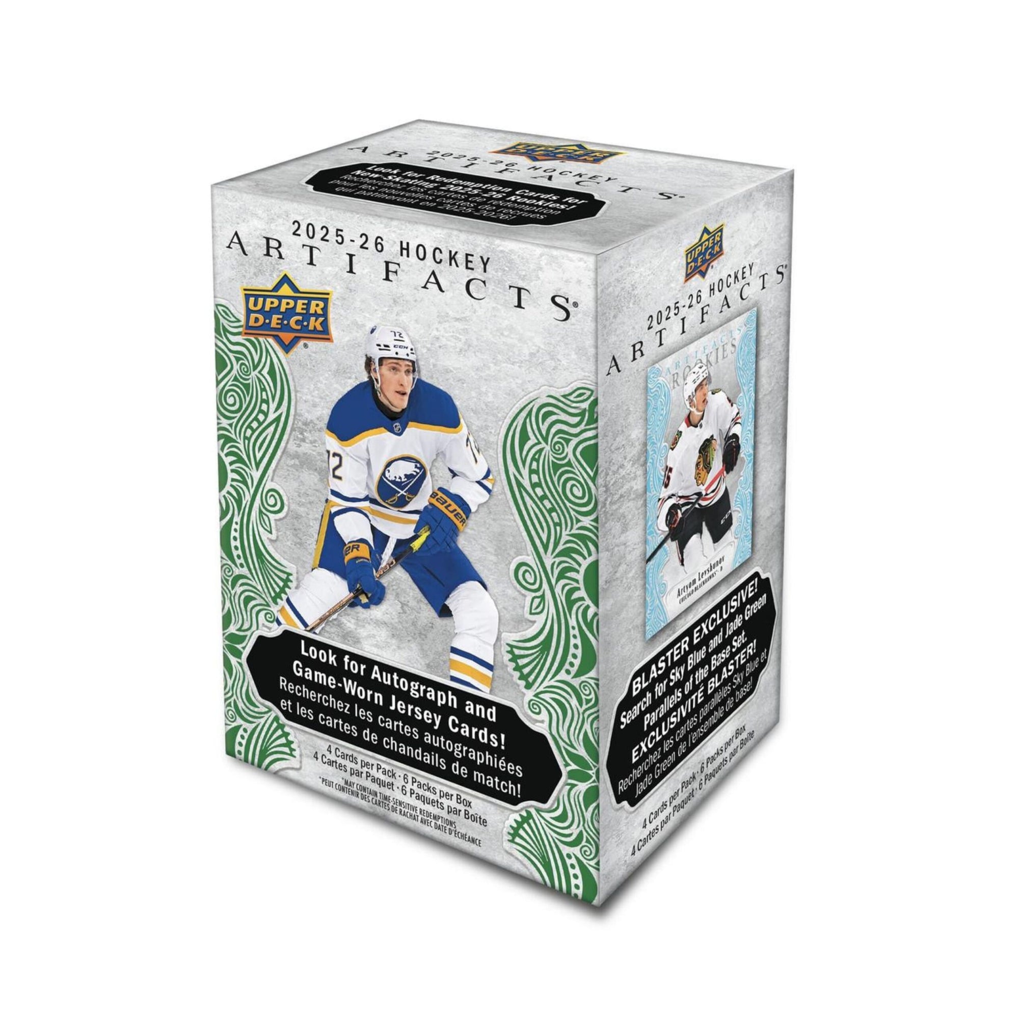2025-26 Upper Deck Artifacts NHL Hockey 24ct. Blaster Box