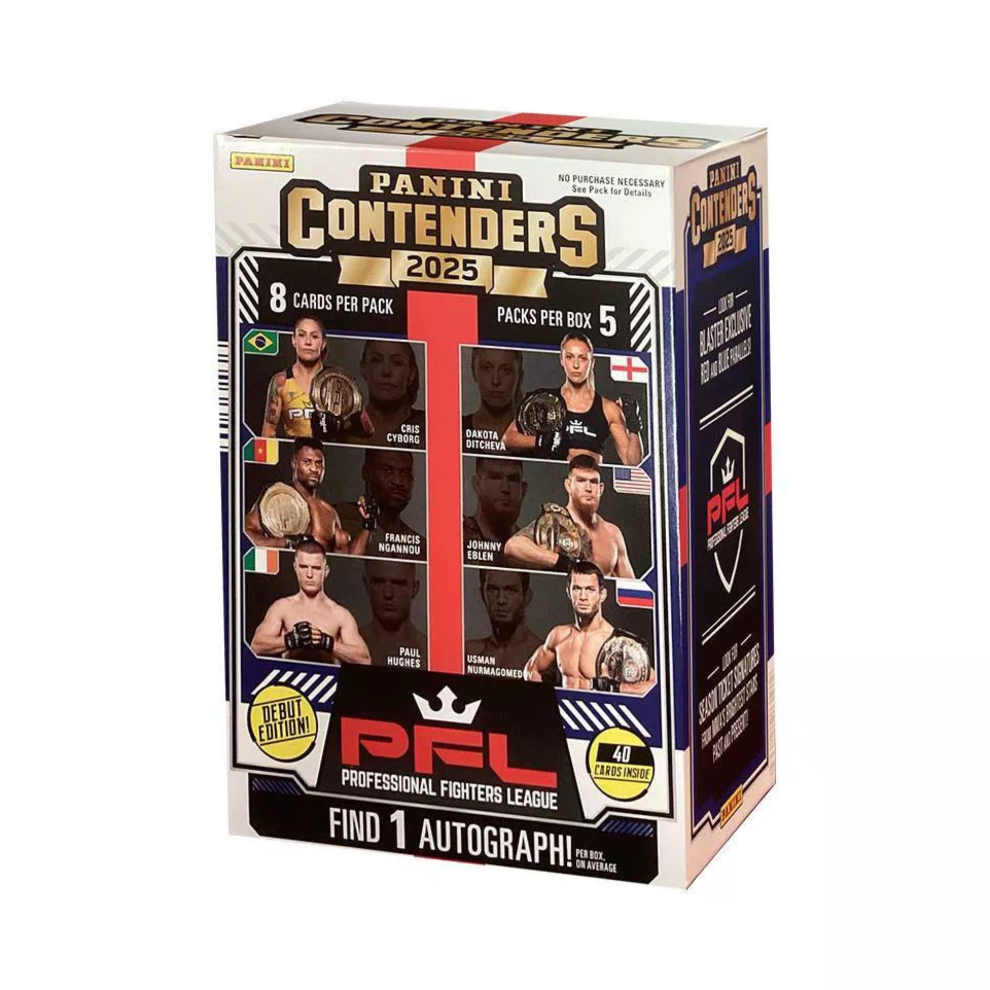 2025 Panini Contenders PFL 40ct. Blaster - Debut Edition!