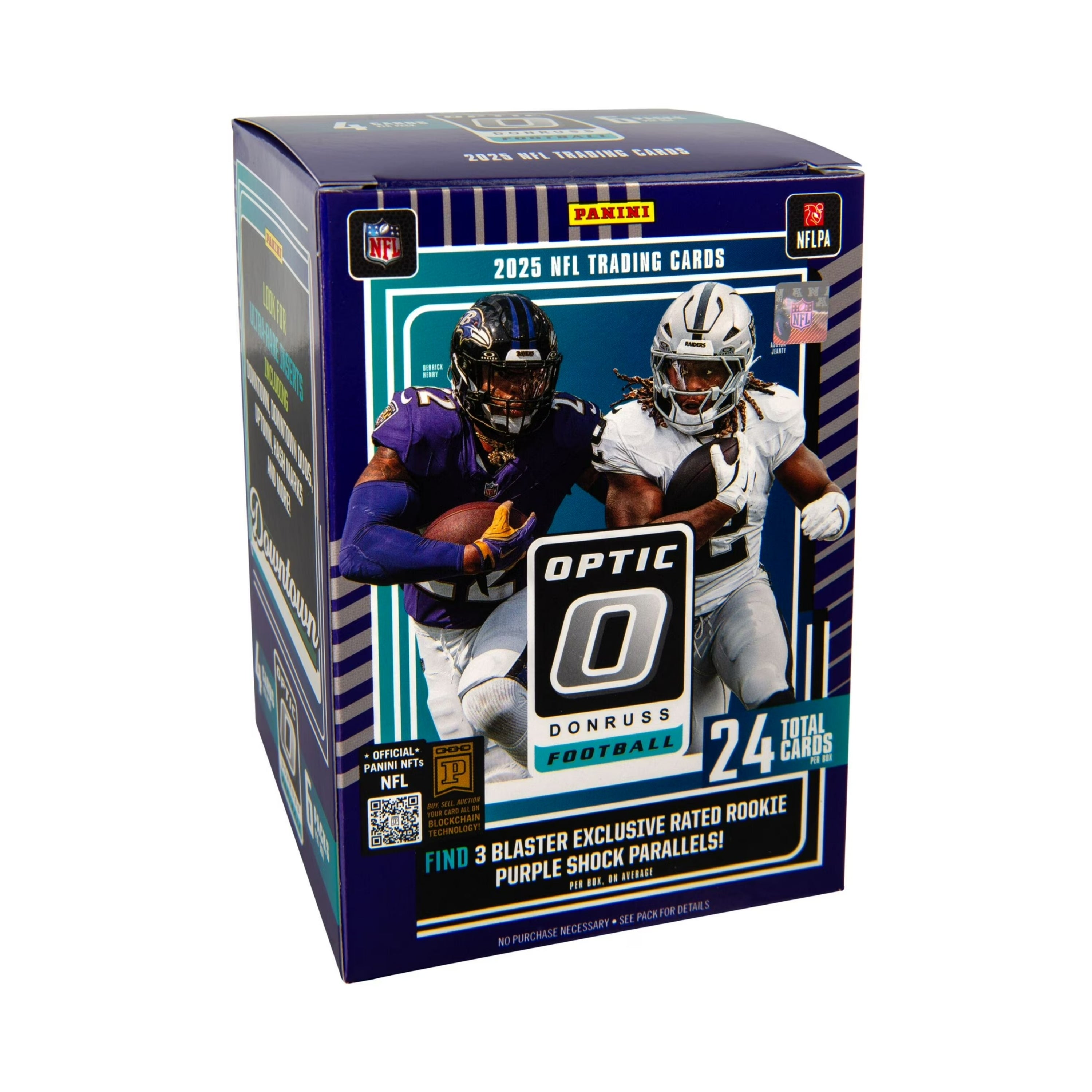 2025 Panini Donruss Optic NFL Football 24ct. Blaster Box