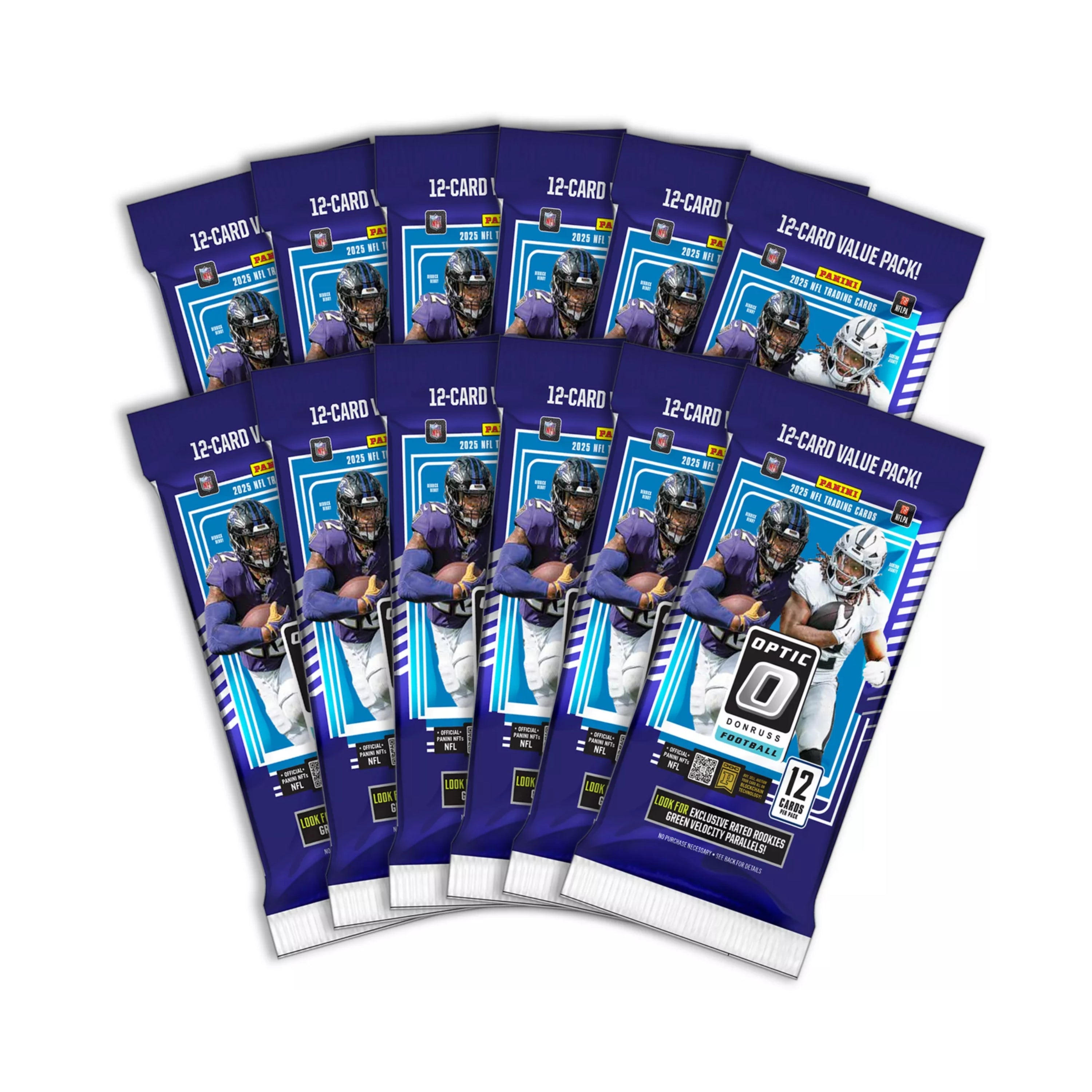 2025 Panini Donruss Optic NFL Football 144 ct. Fat Pack Box