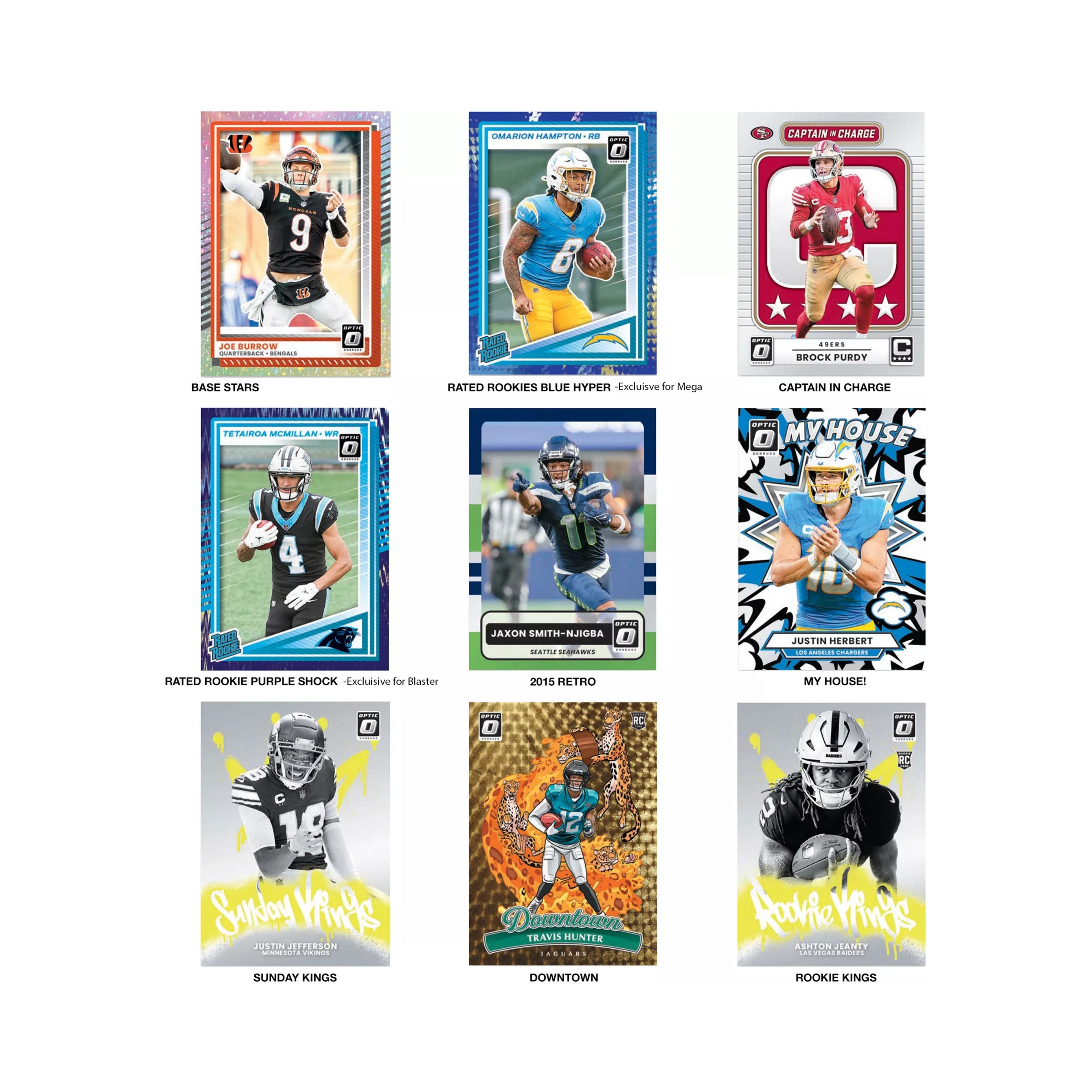 2025 Panini Donruss Optic NFL Football 144 ct. Fat Pack Box