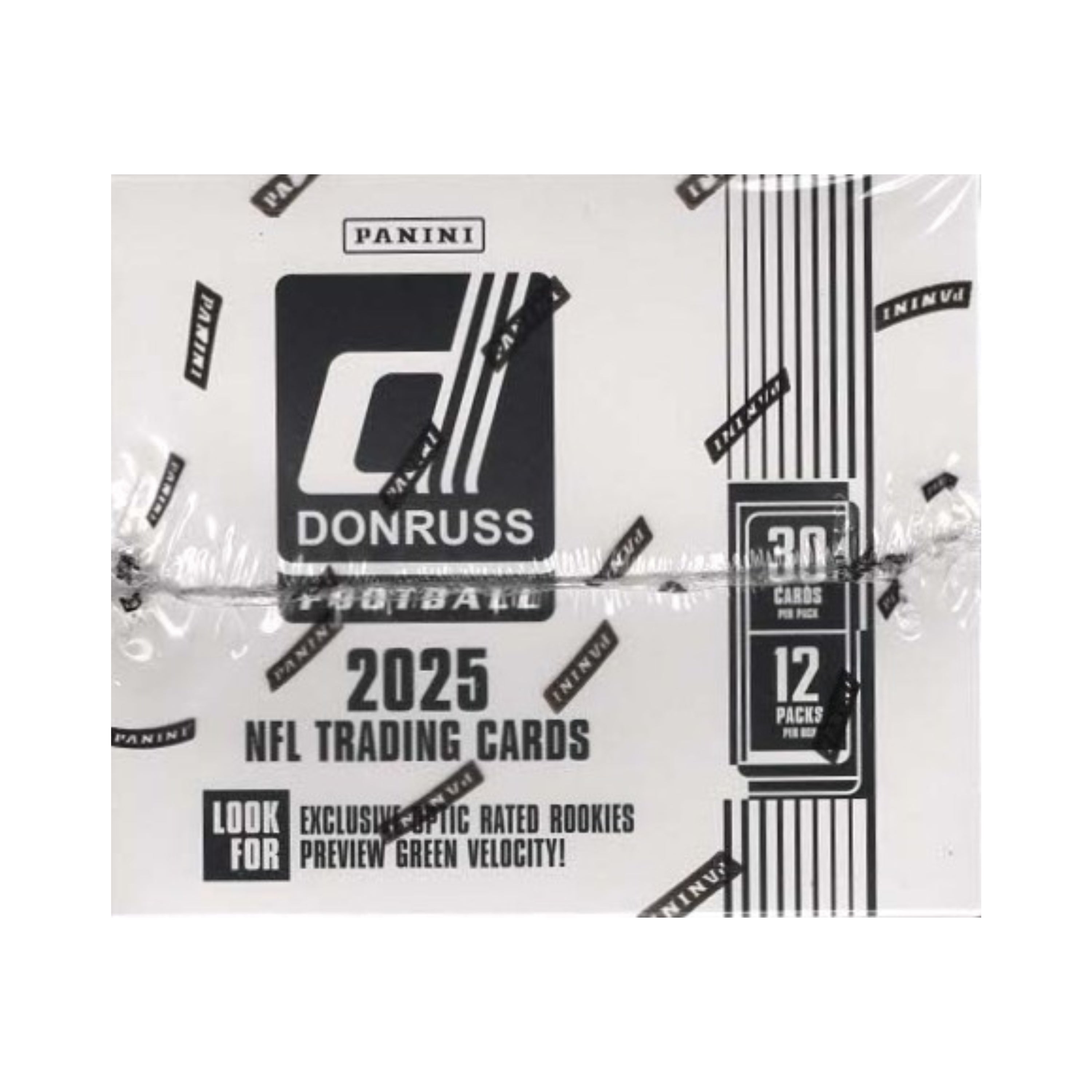 2025 Panini Donruss NFL Football 12PK Fat Pack Cello Value Box