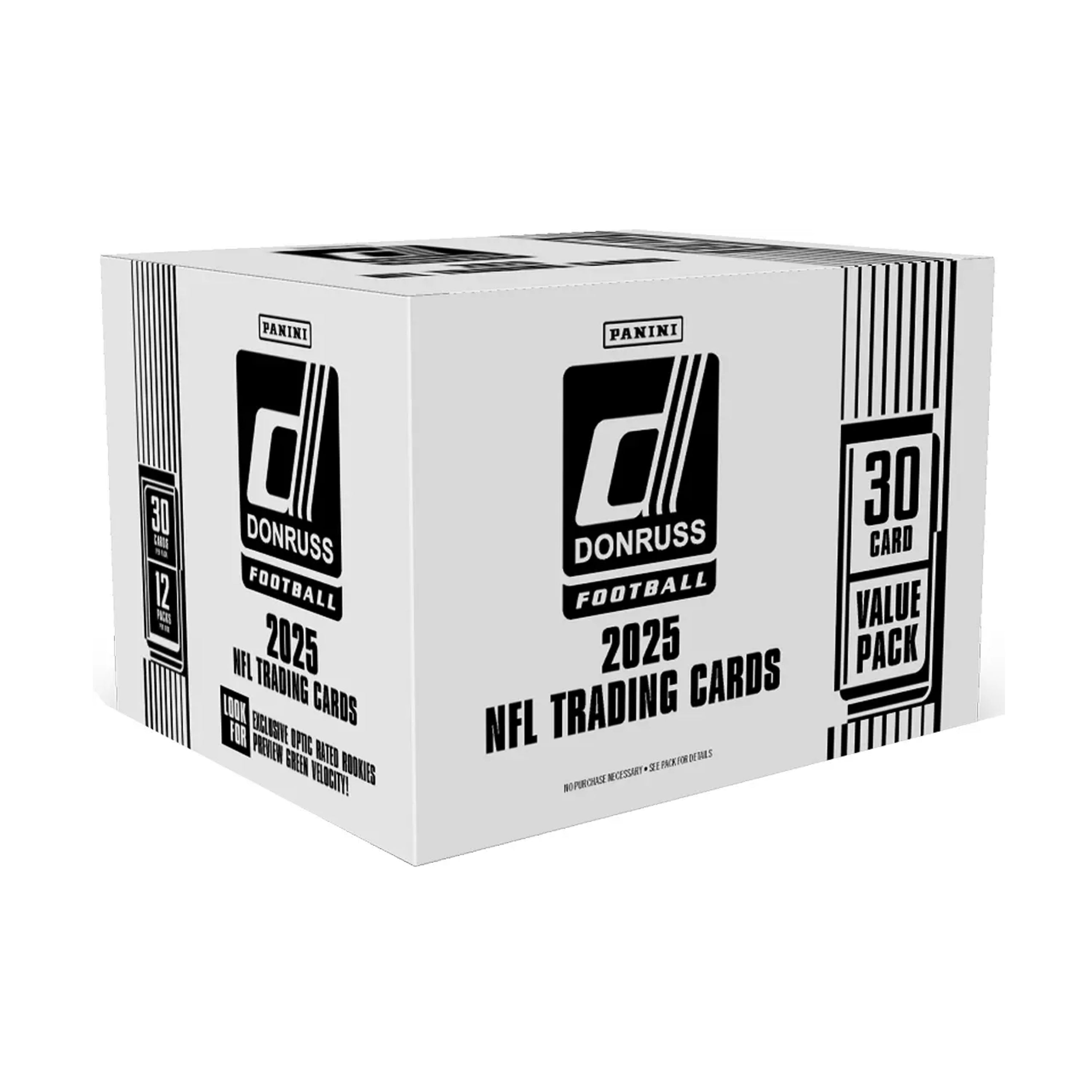 2025 Panini Donruss NFL Football 12PK Fat Pack Cello Value Box