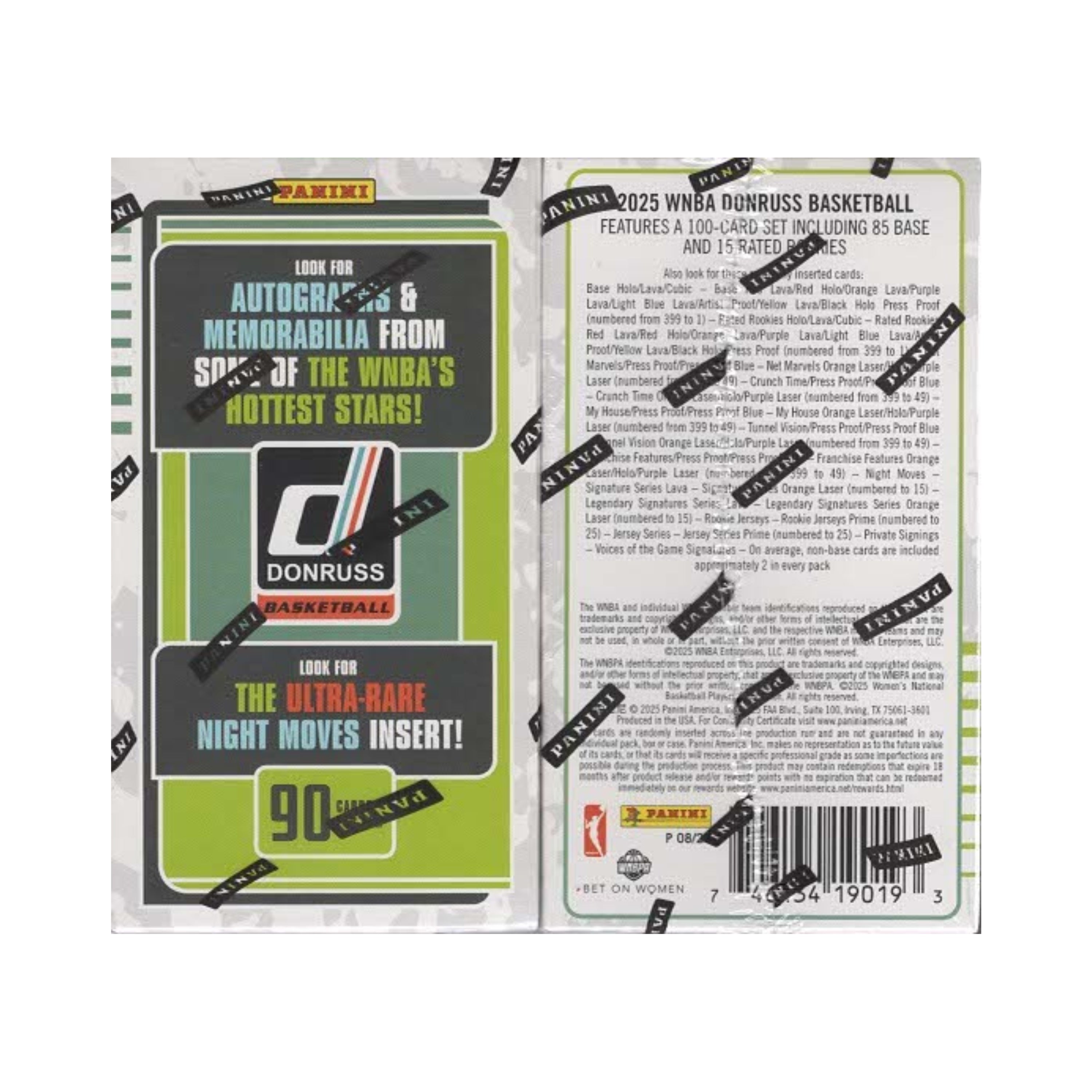 2025 Panini Donruss WNBA Basketball 90ct. Blaster Box