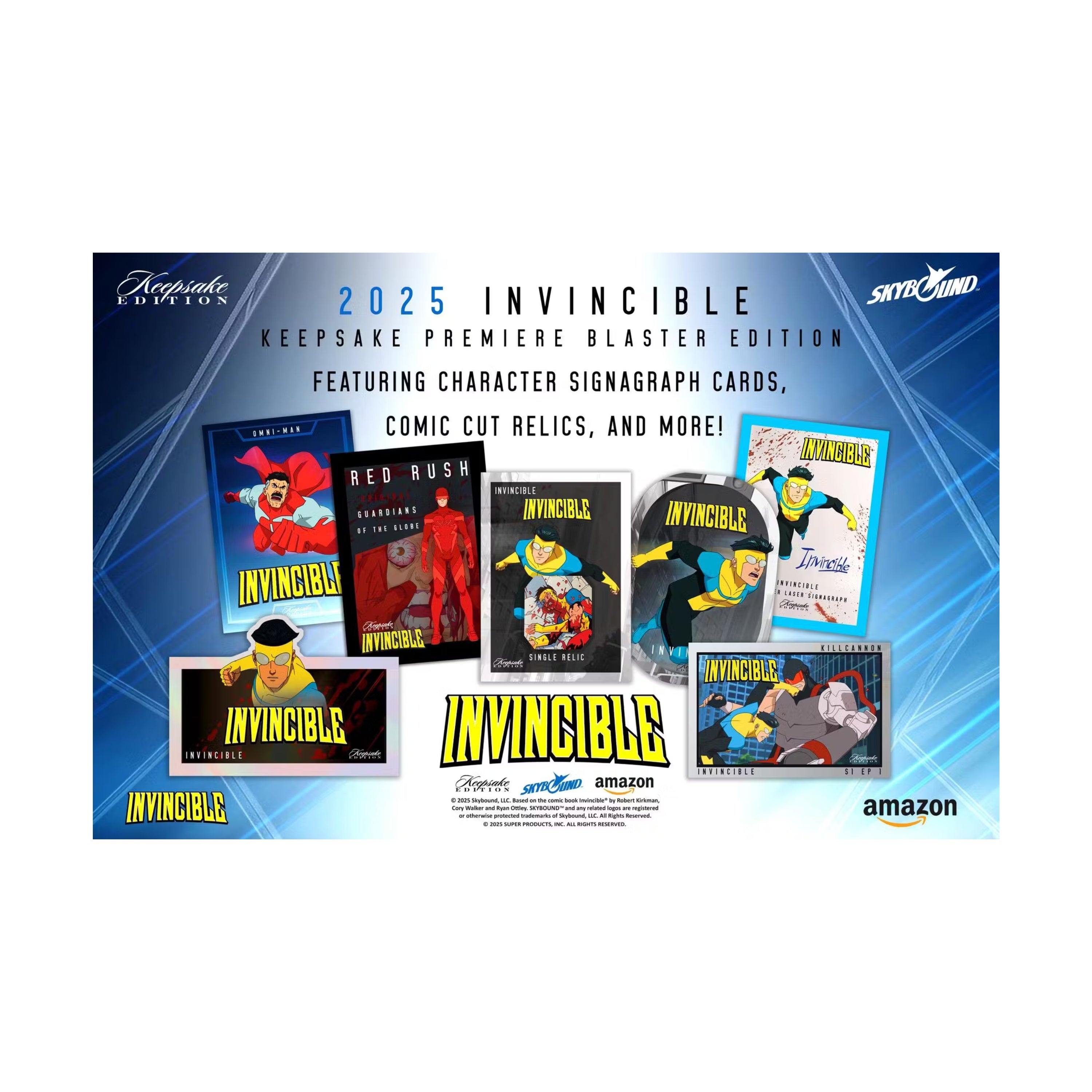2025 Invincible Season 1 Keepsake Premier 32Ct. Blaster Box
