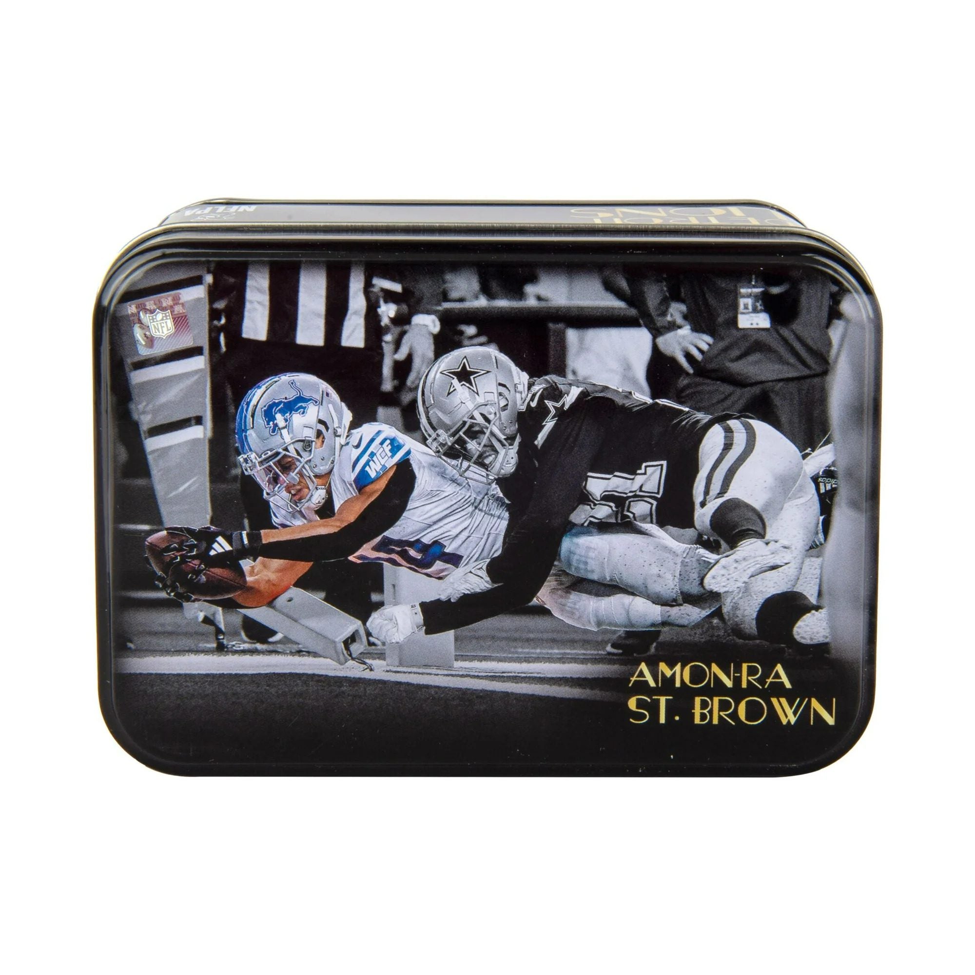 2025 NFL Amon-Ra St. Brown Panini Championship Collection MJH Tin