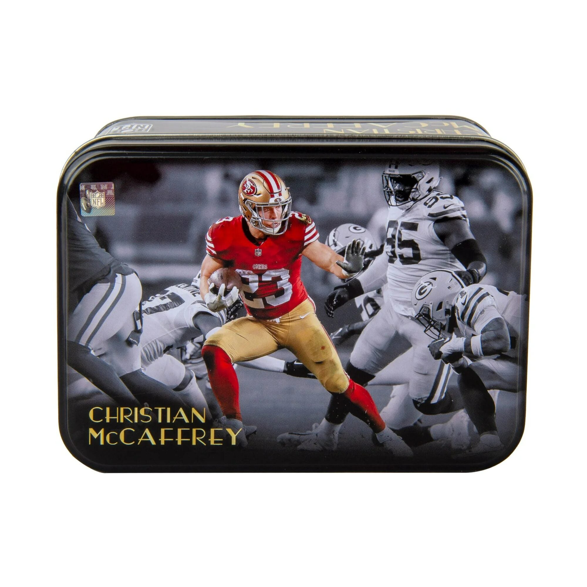 2025 NFL Christian McCaffrey Panini Championship Collection MJH Tin