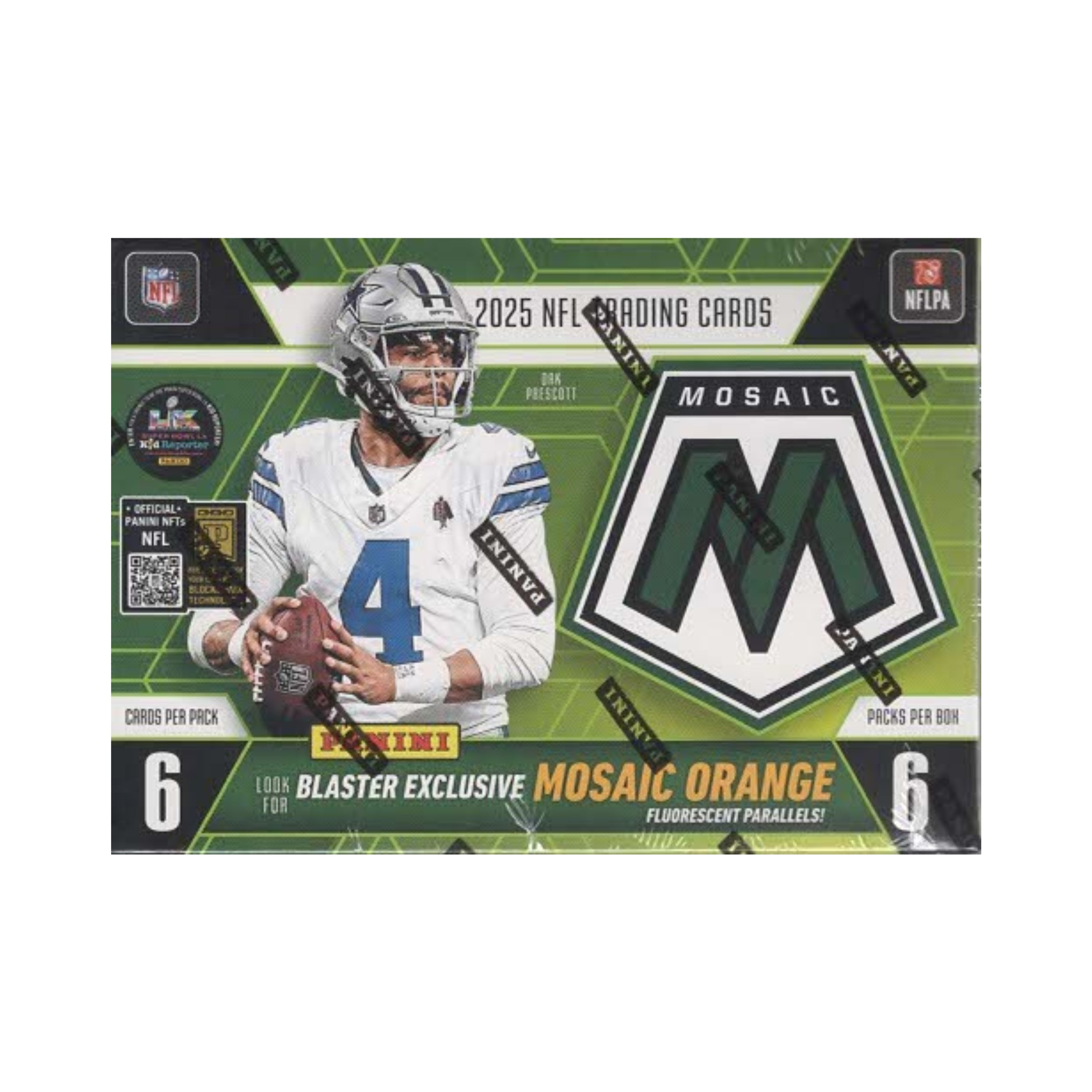 2025 Panini Mosaic NFL Football 36ct. Blaster Box