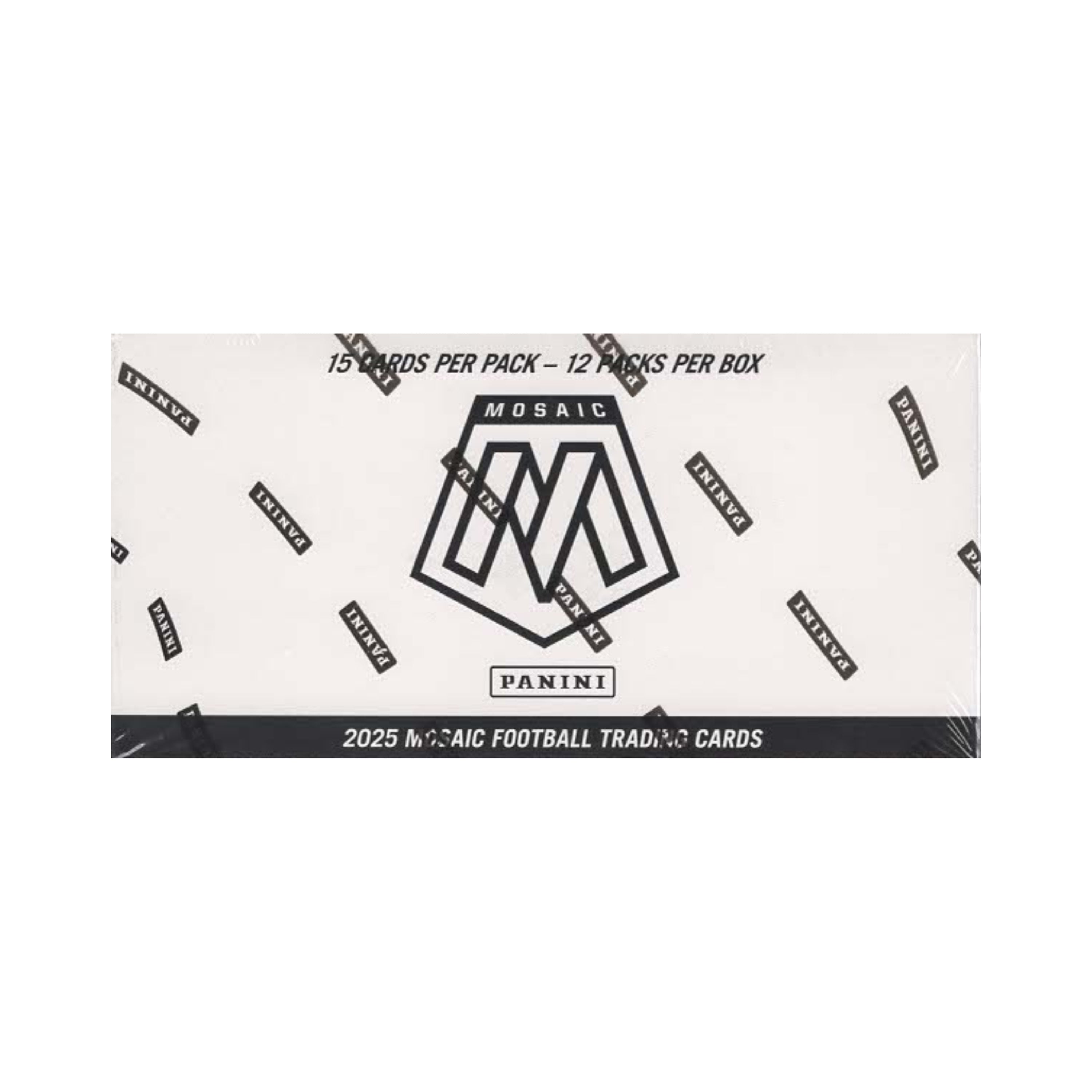 2025 Panini Mosaic NFL Football 12PK Fat Pack Cello Value Box