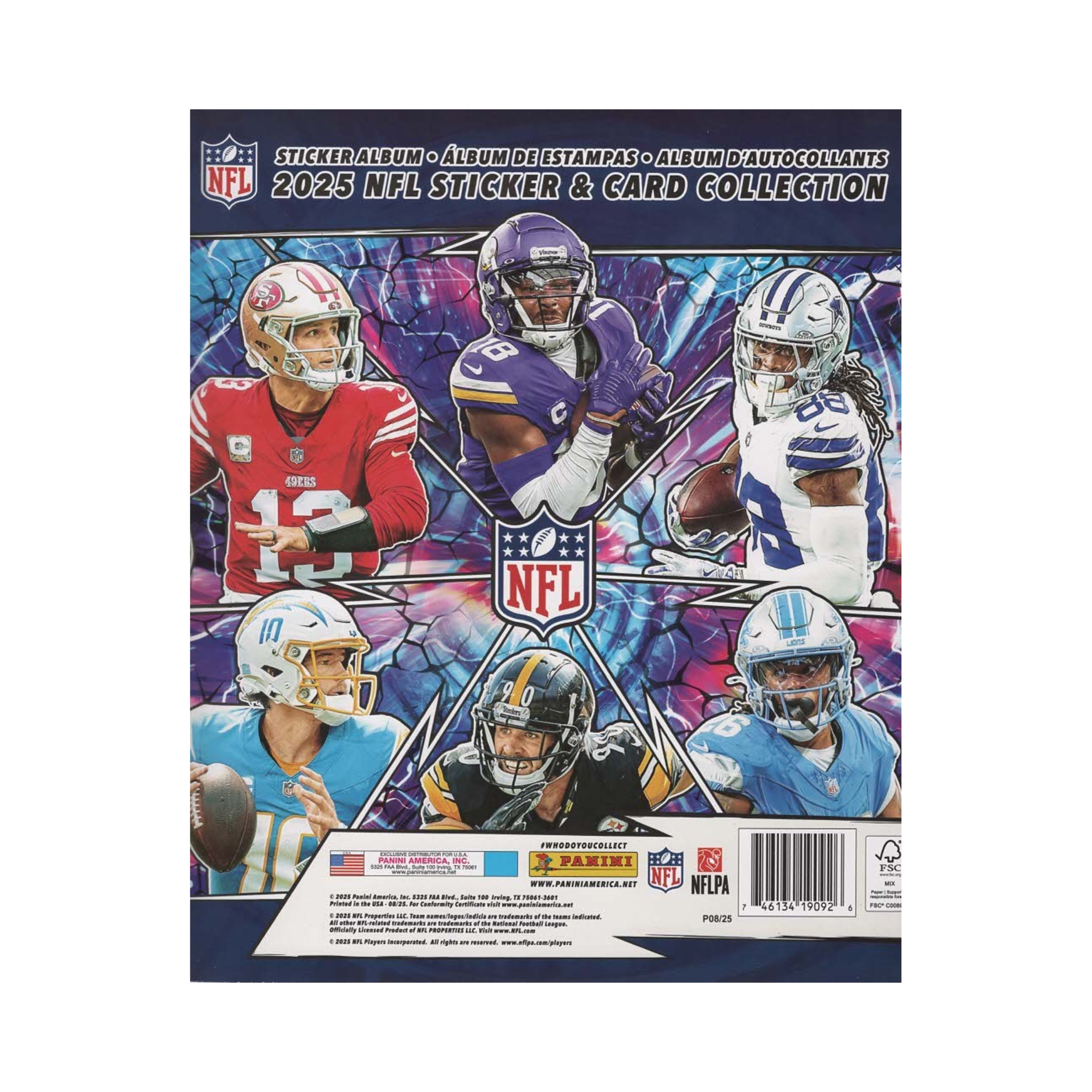 2025 Panini NFL Football Sticker Collection Album