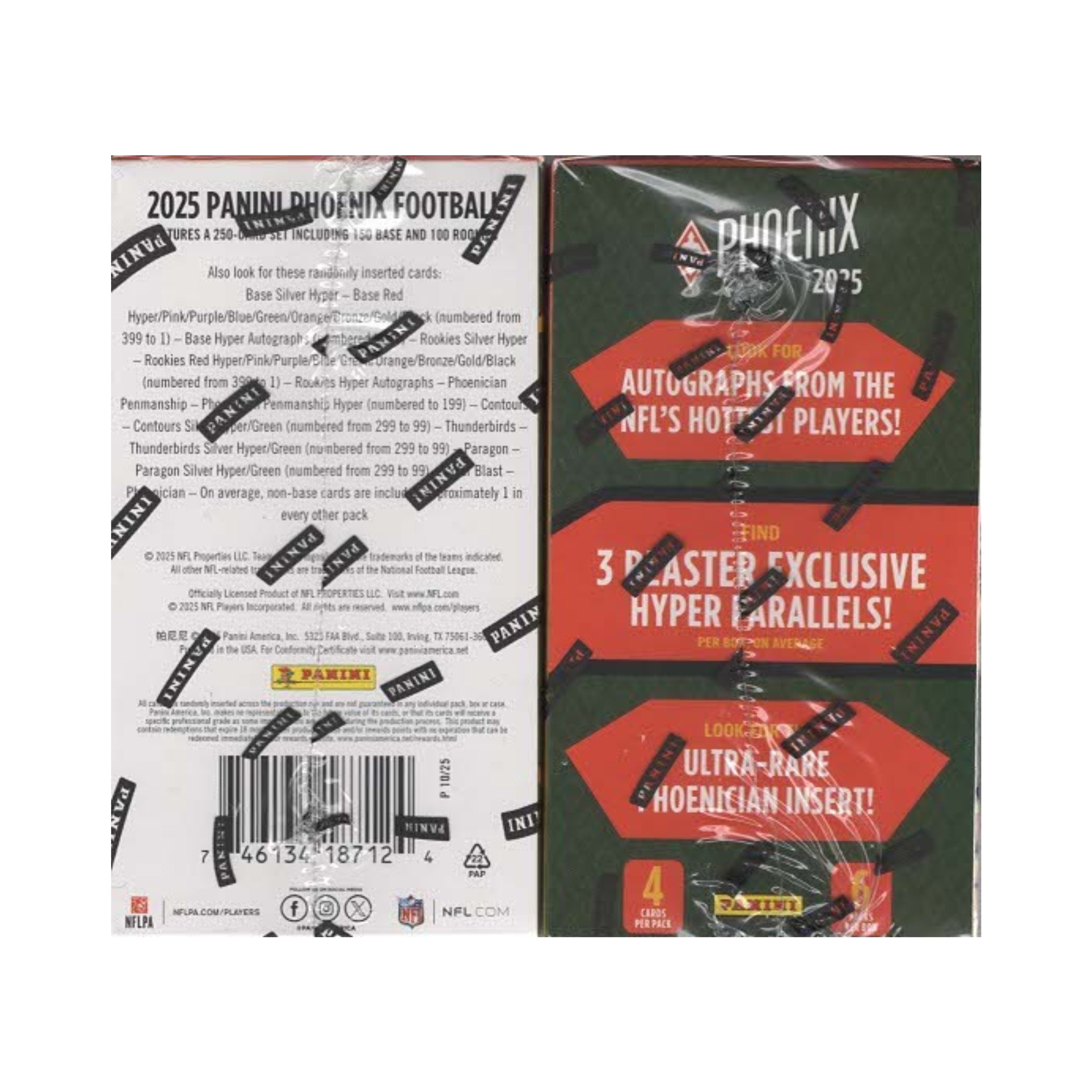 2025 Panini Phoenix Football 24ct. Blaster Box