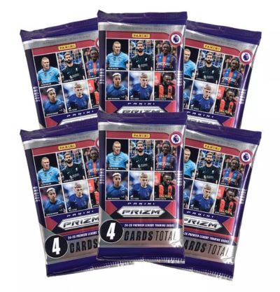 2024-25 Panini Prizm Premier League Soccer 4ct. DISPLAY PACK