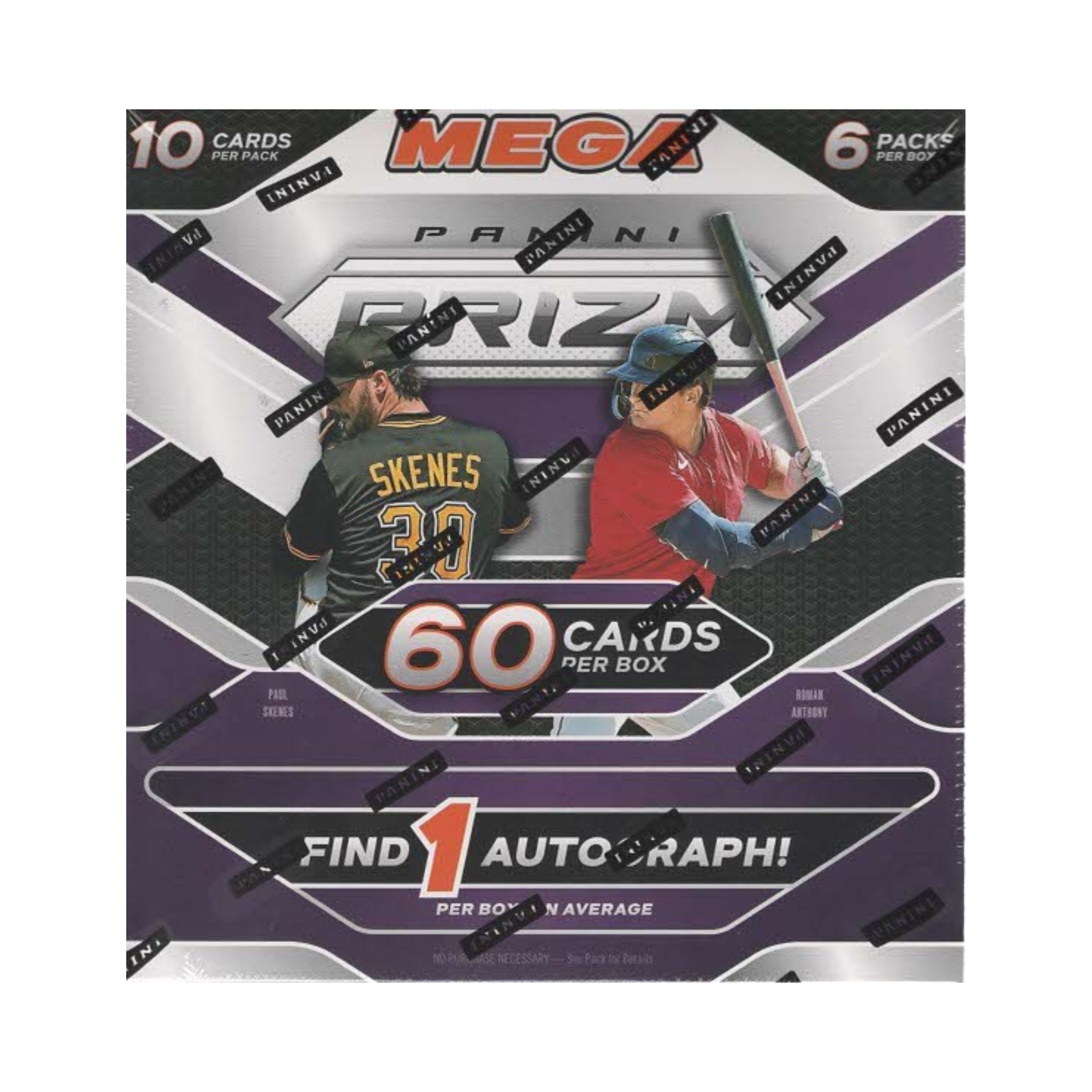 2025 Panini Prizm Baseball 60ct. Mega Box