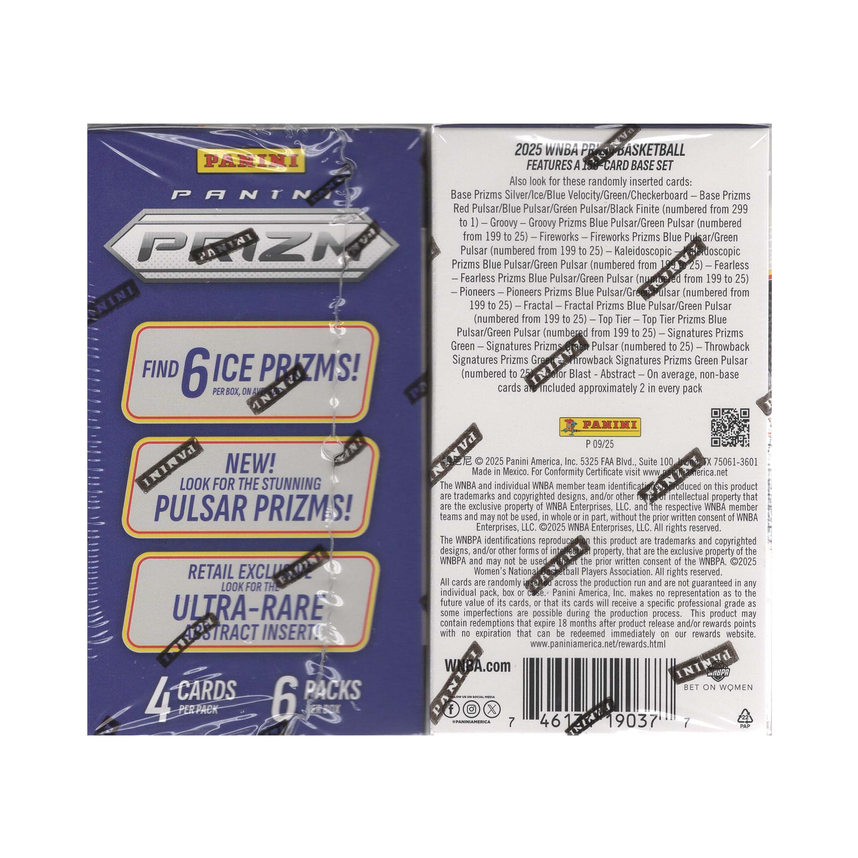 2025 Panini Prizm WNBA 24ct. Blaster Box