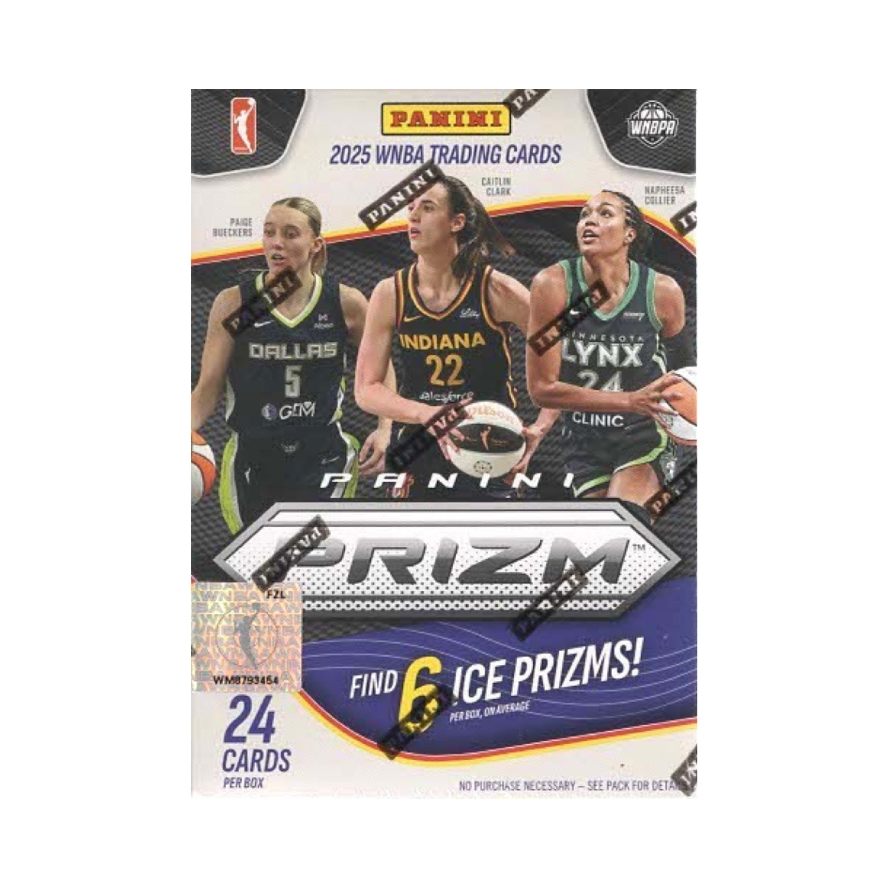 2025 Panini Prizm WNBA 24ct. Blaster Box