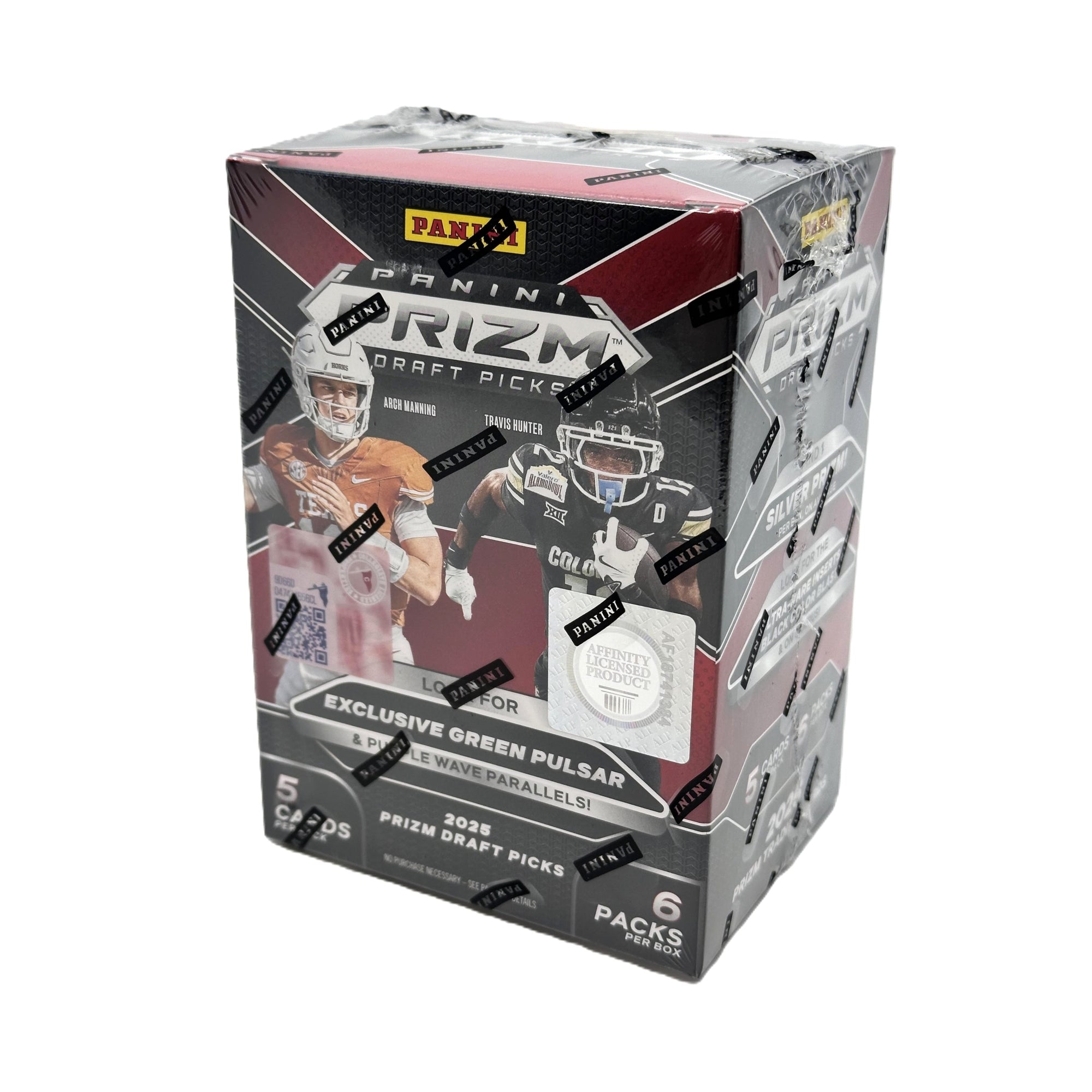 2025 Panini Prizm Draft Picks Collegiate  Football 30ct. Blaster Box