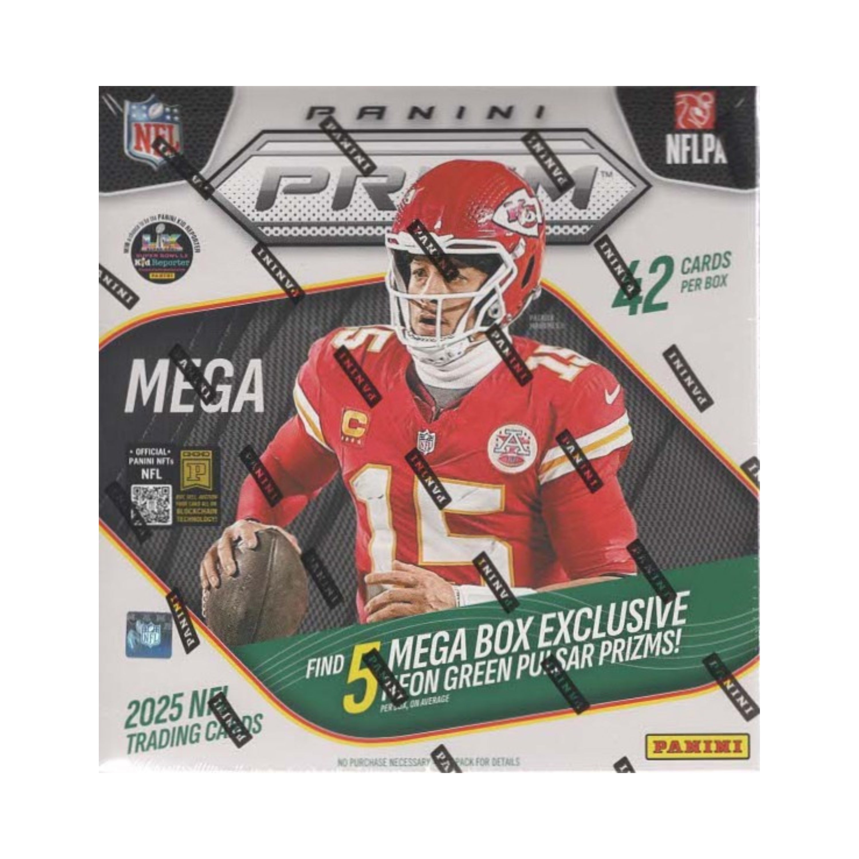 2025 Panini Prizm Football Football 42ct. Mega Box