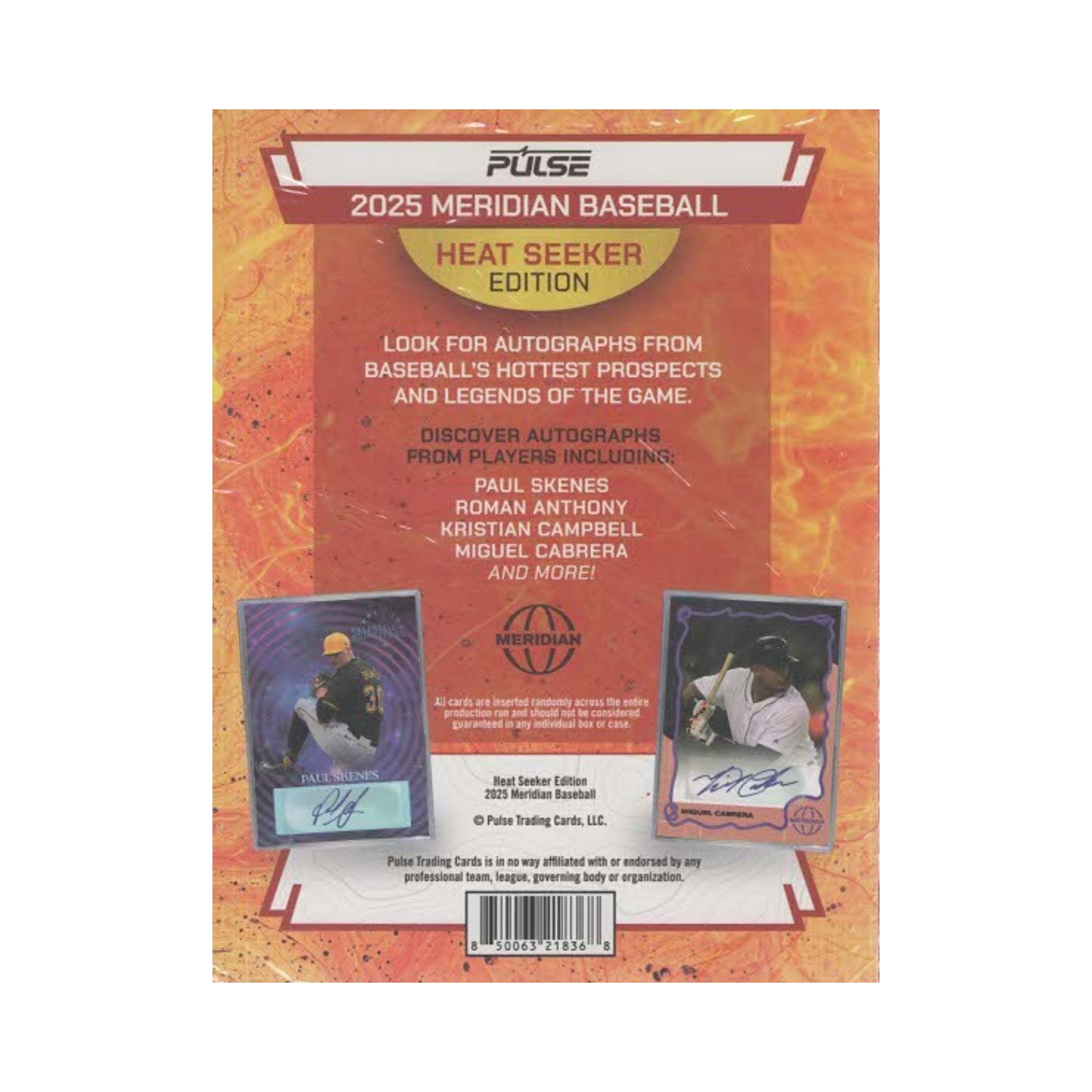 2025 Pulse Meridian Baseball 1ct. Heat Seeker Box
