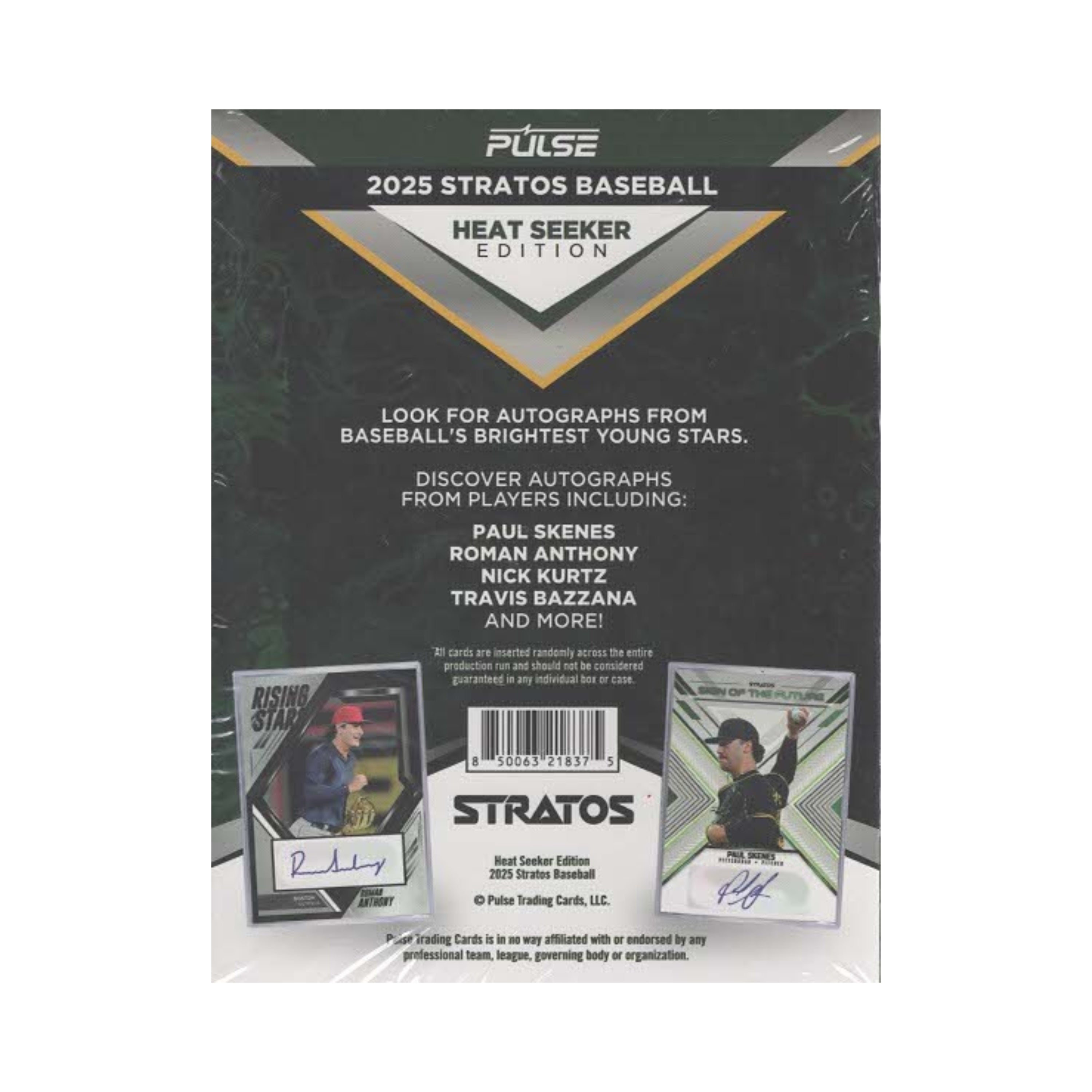 2025 Pulse Stratos Baseball Heat Seeker Edition 1ct. Box