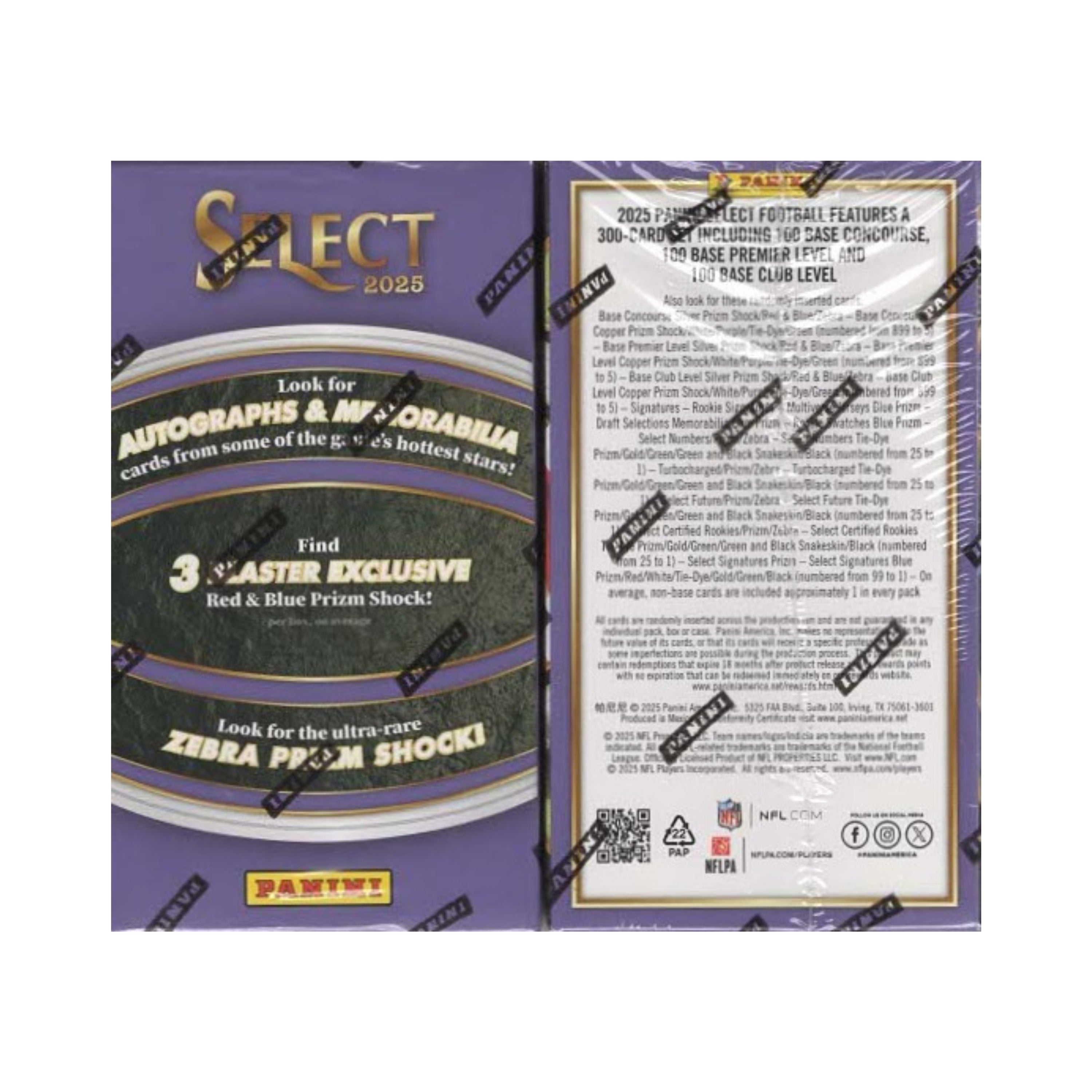 2025 Panini Select Football 24ct. Blaster Box