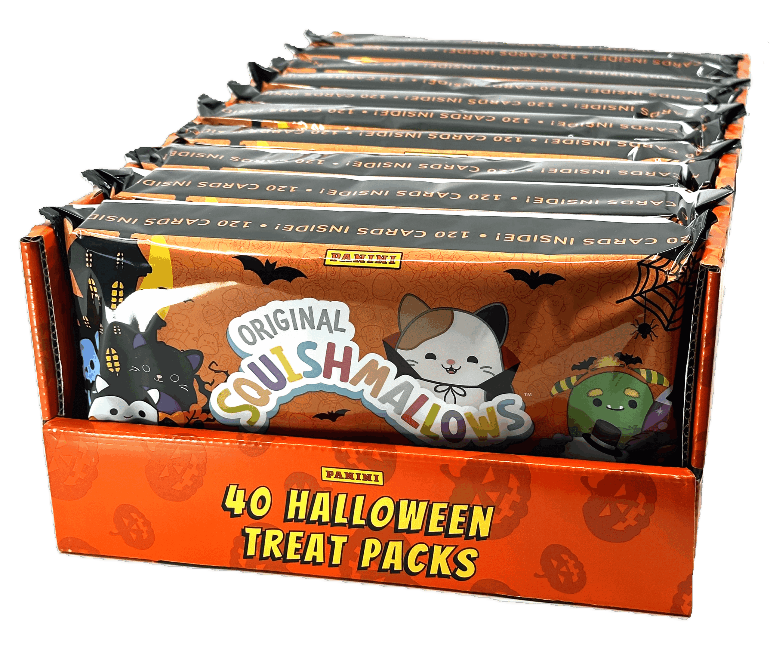 2025 Panini Squishmallows Halloween 40pk Treat Pack Bundle