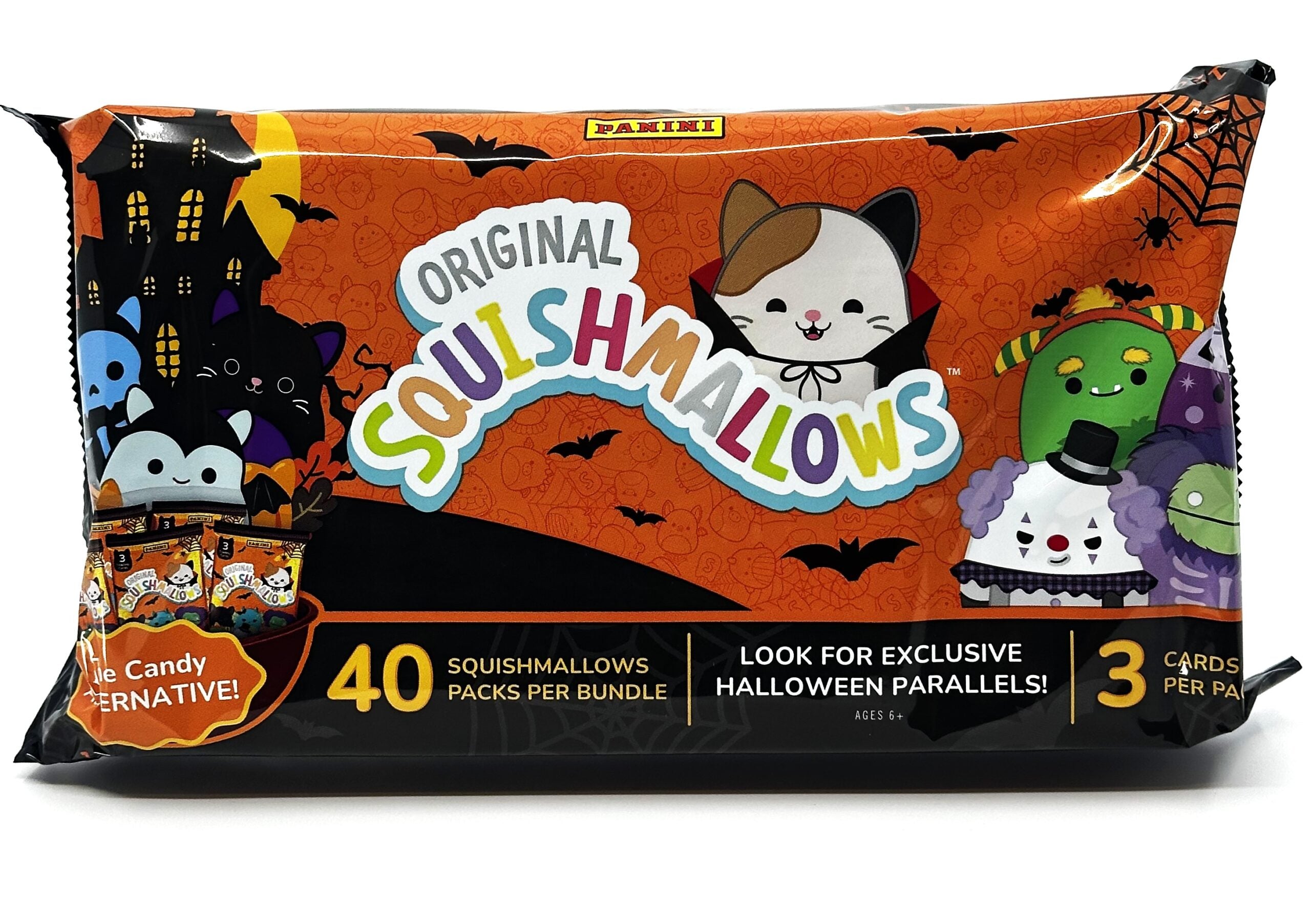 2025 Panini Squishmallows Halloween 40pk Treat Pack Bundle