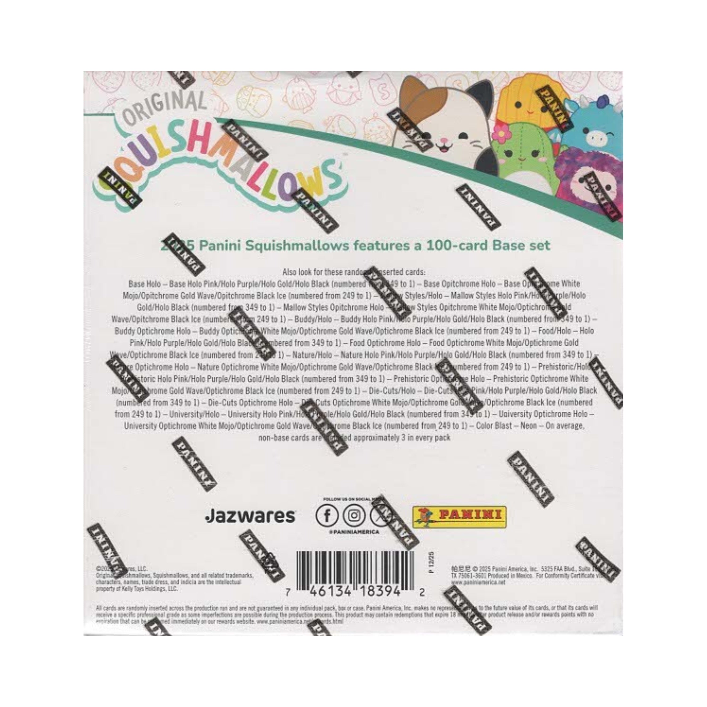 2025 Panini Squishmallows Series 2 60ct. Mega Box