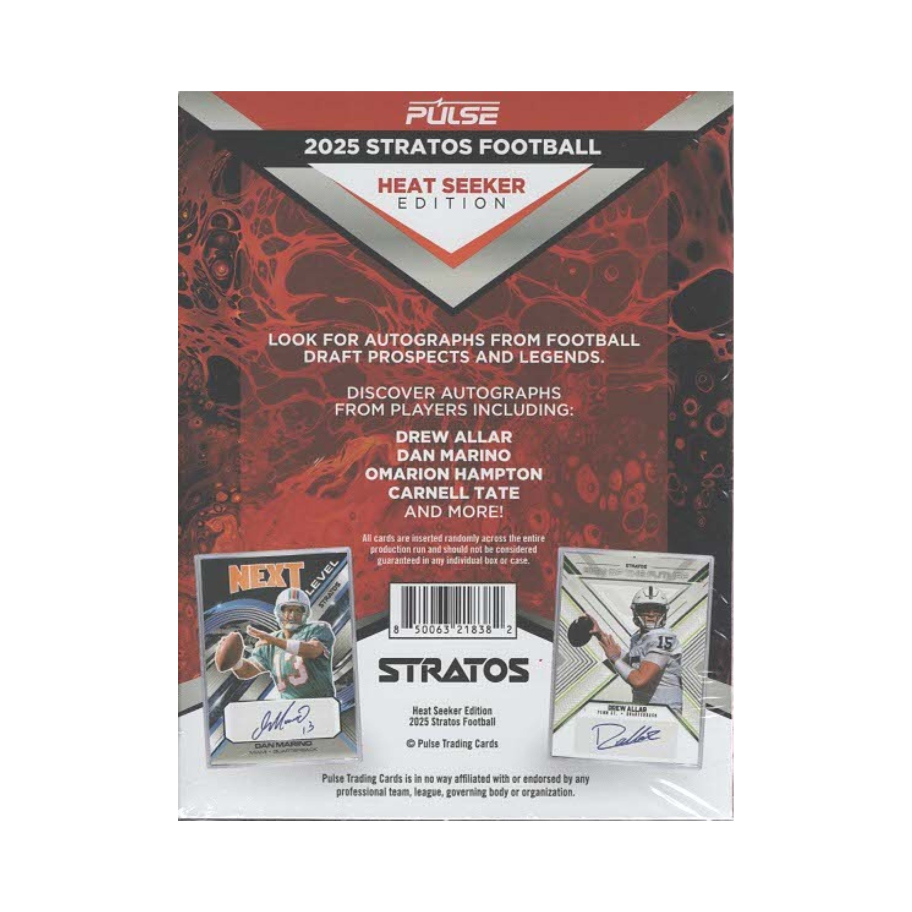 2025 Pulse Stratos Football 1ct. Heat Seeker Box