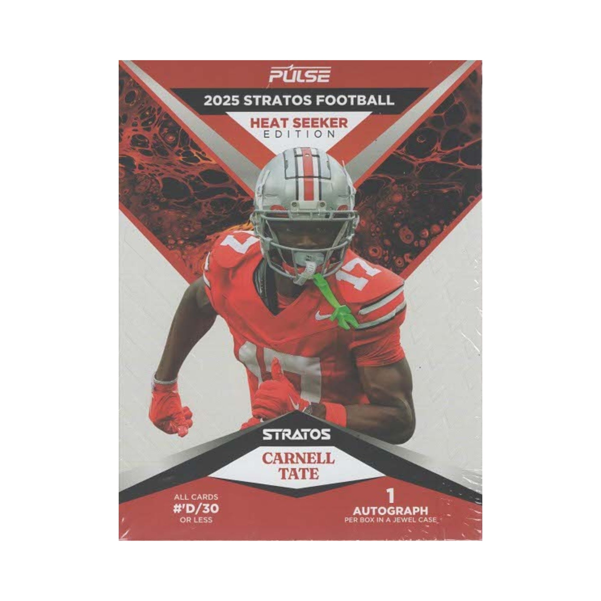 2025 Pulse Stratos Football 1ct. Heat Seeker Box