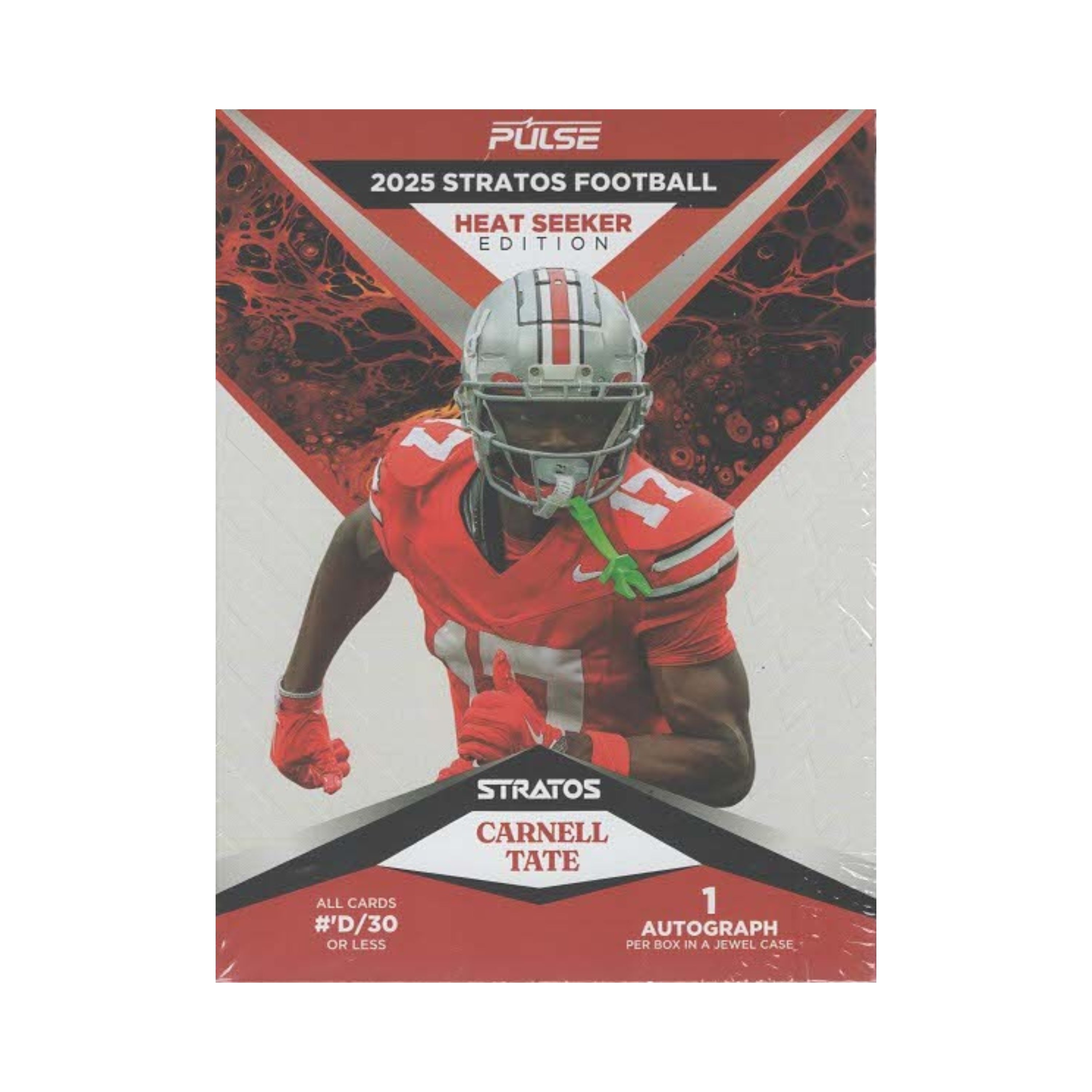 2025 Pulse Stratos Football 1ct. Heat Seeker Box