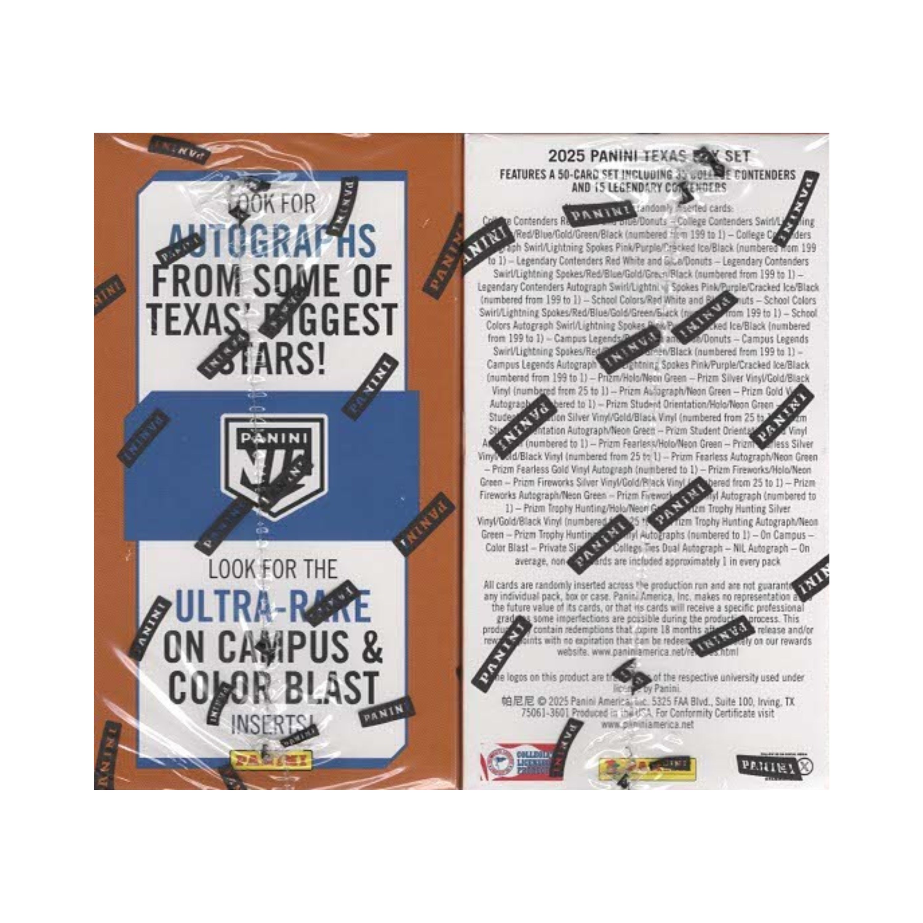 2025 Panini Texas Longhorns NIL 24ct. Blaster Box