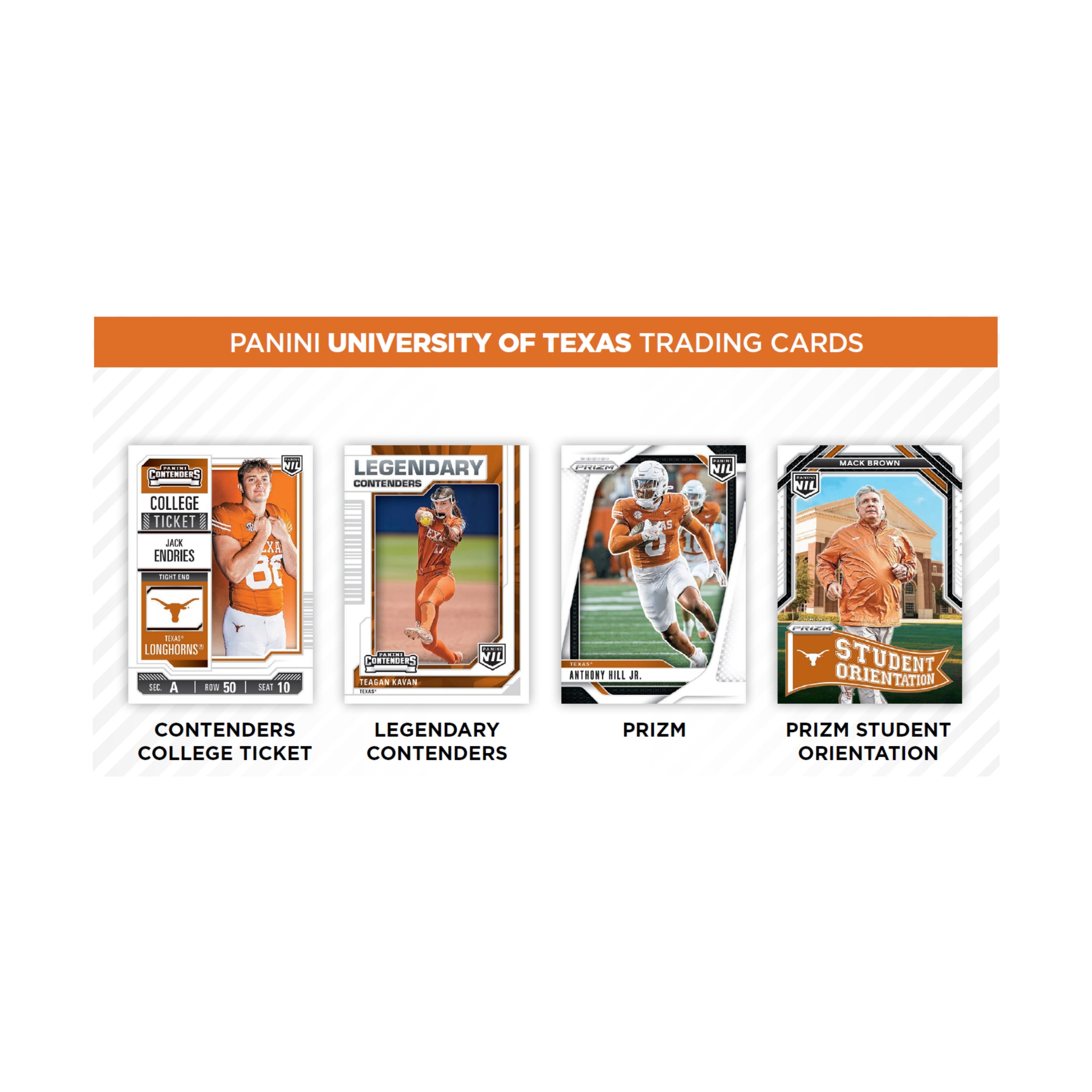 2025 Panini Texas Longhorns NIL 24ct. Blaster Box
