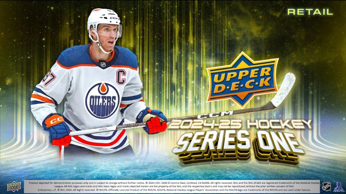 2024-25 Upper Deck Series 1 NHL Hockey Tin
