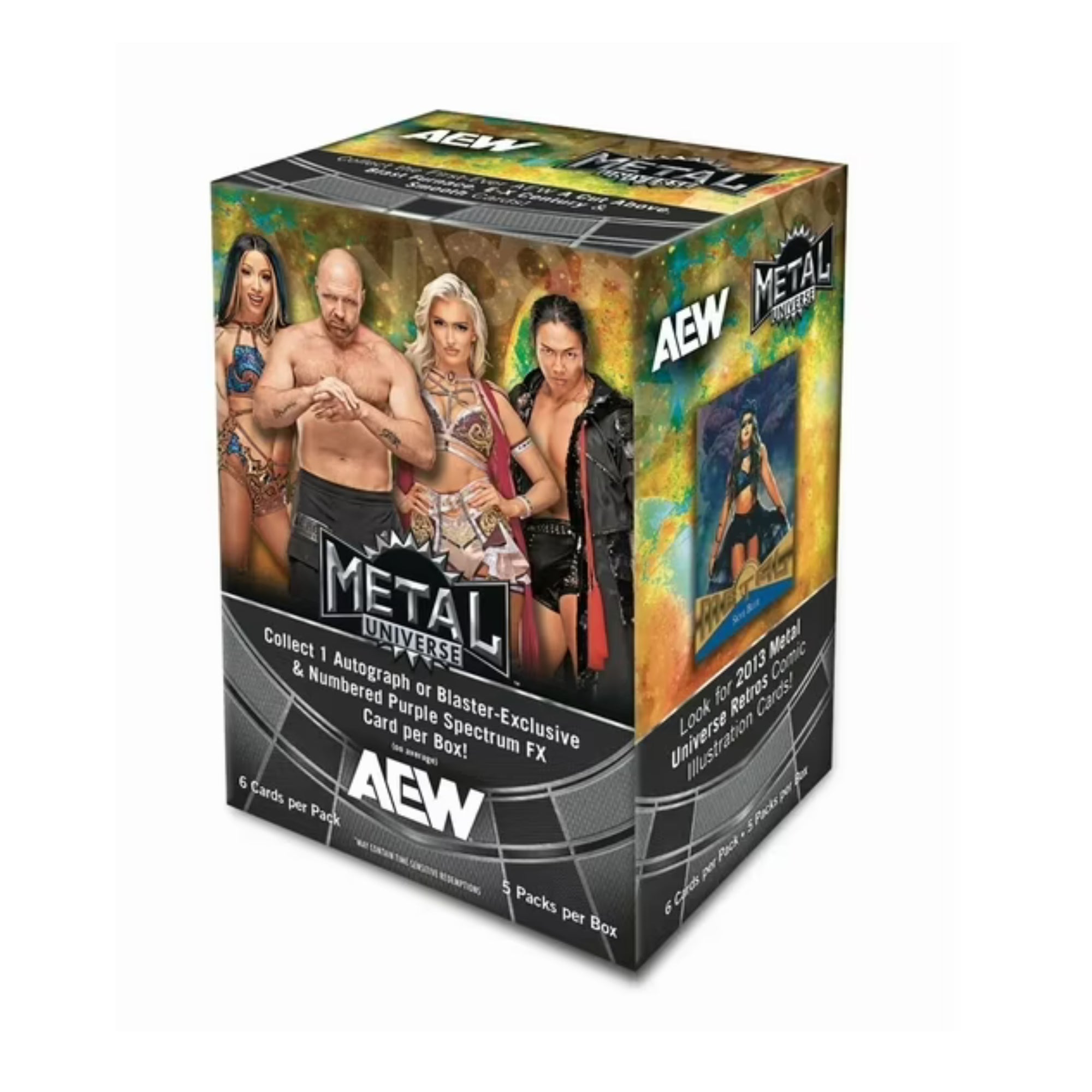 2025 Upper Deck AEW Skybox Metal Universe Wrestling 30ct. Blaster Box