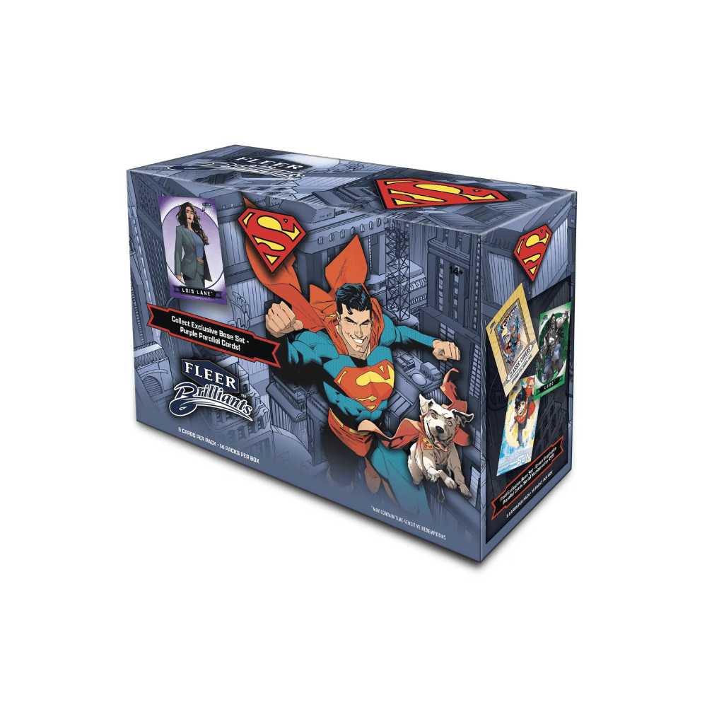 2025 Upper Deck Fleer Brilliants Superman 70ct. Mega Box