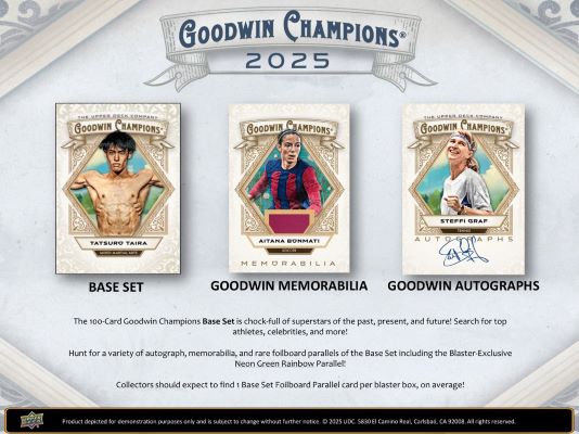 2025 Upper Deck Goodwin Champions 35ct. Blaster Box