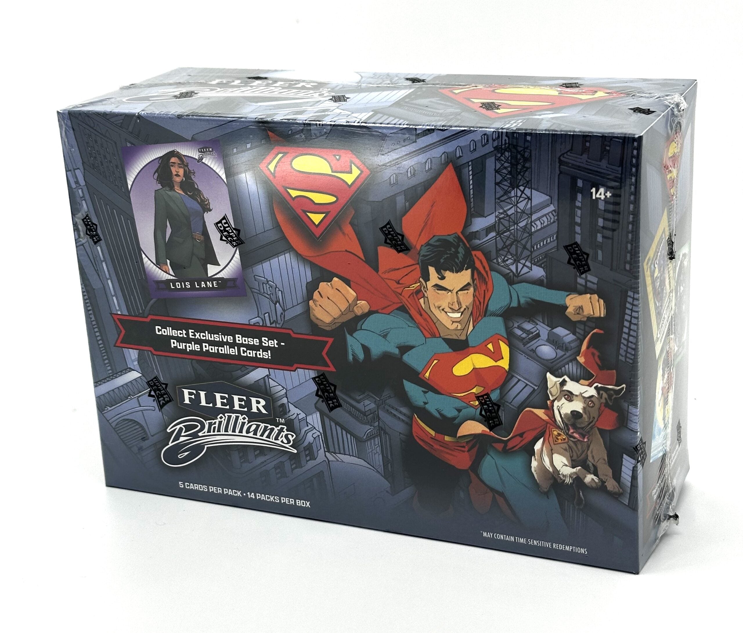 2025 Upper Deck Fleer Brilliants Superman 70ct. Mega Box