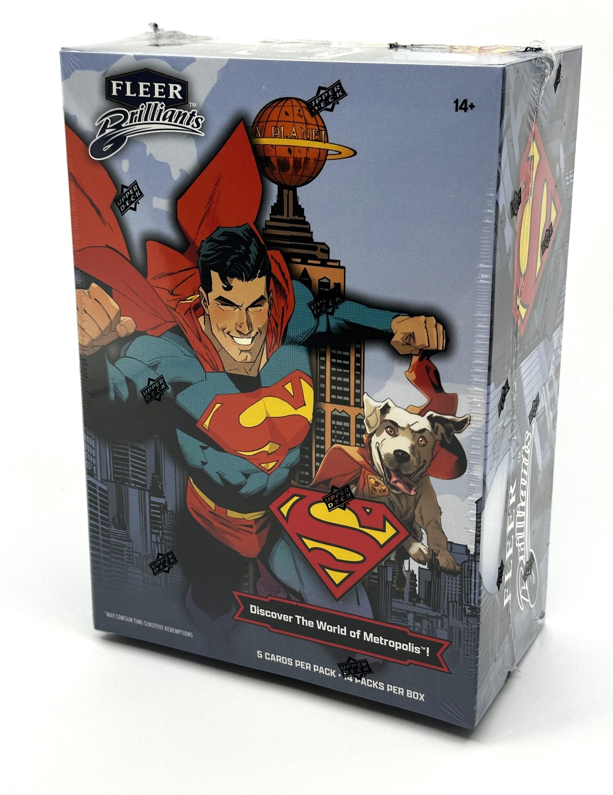 2025 Upper Deck Fleer Brilliants Superman 70ct. Mega Box