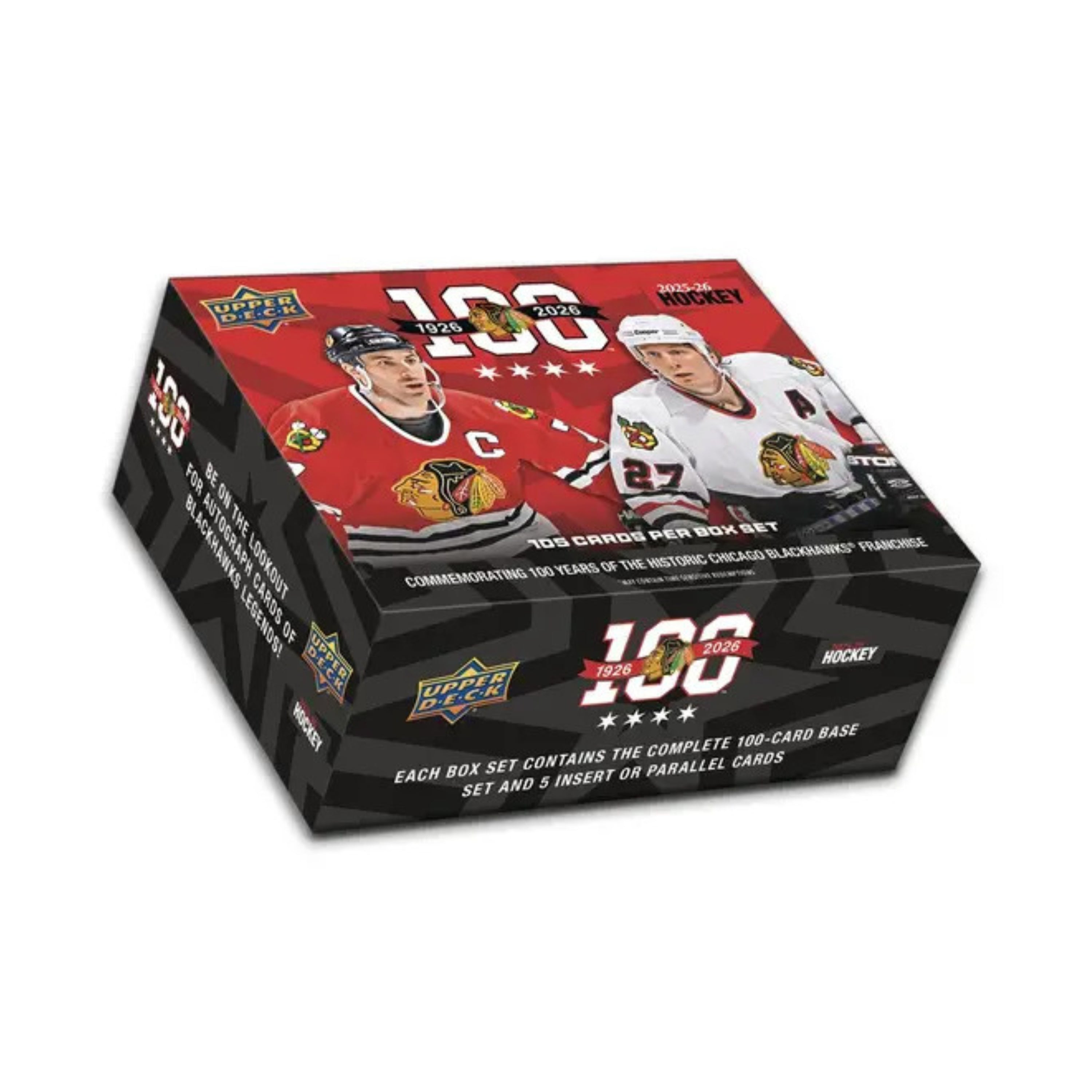 2025-26 Upper Deck Chicago Blackhawks Centennial 105Ct. Box Set