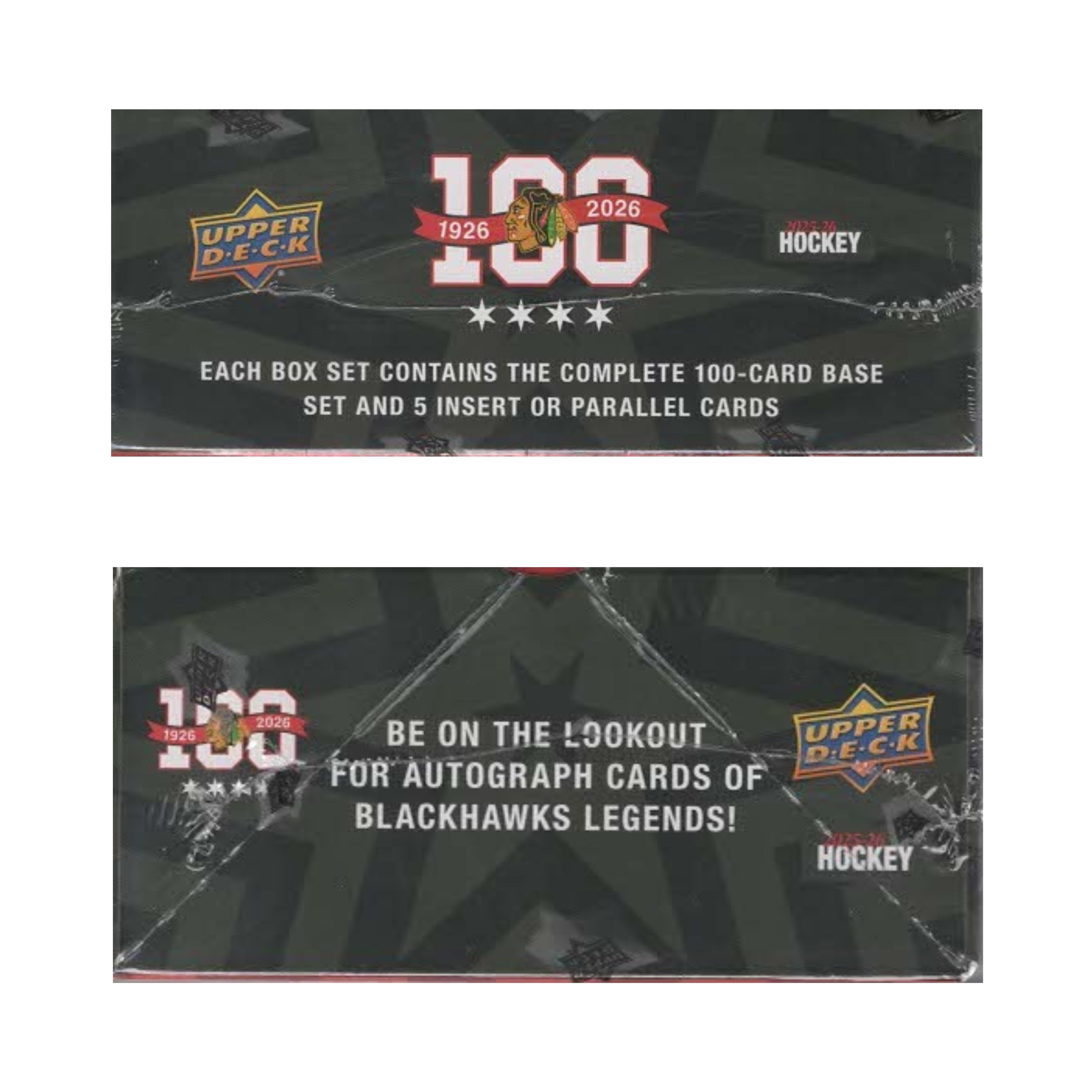 2025-26 Upper Deck Chicago Blackhawks Centennial 105Ct. Box Set