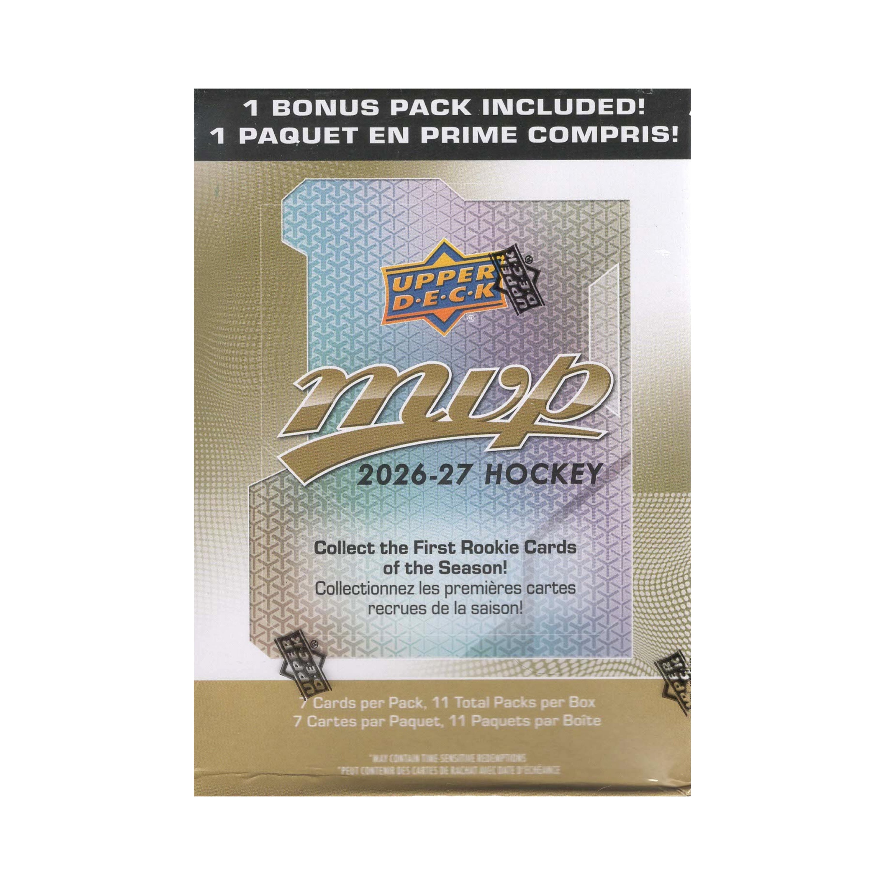 2026-27 Upper Deck MVP NHL Hockey 77ct. Blaster Box