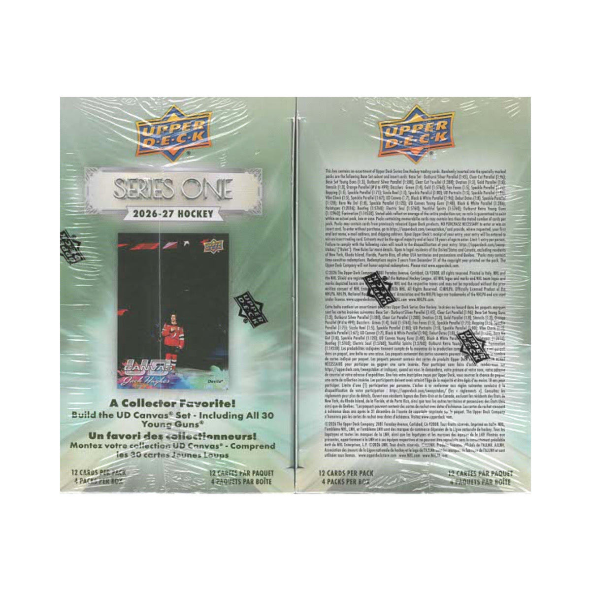 2026-27 Upper Deck Series 1 NHL Hockey 48Ct. Blaster Box