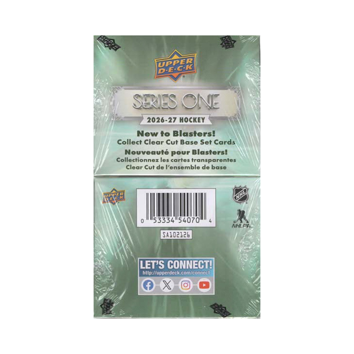 2026-27 Upper Deck Series 1 NHL Hockey 48Ct. Blaster Box