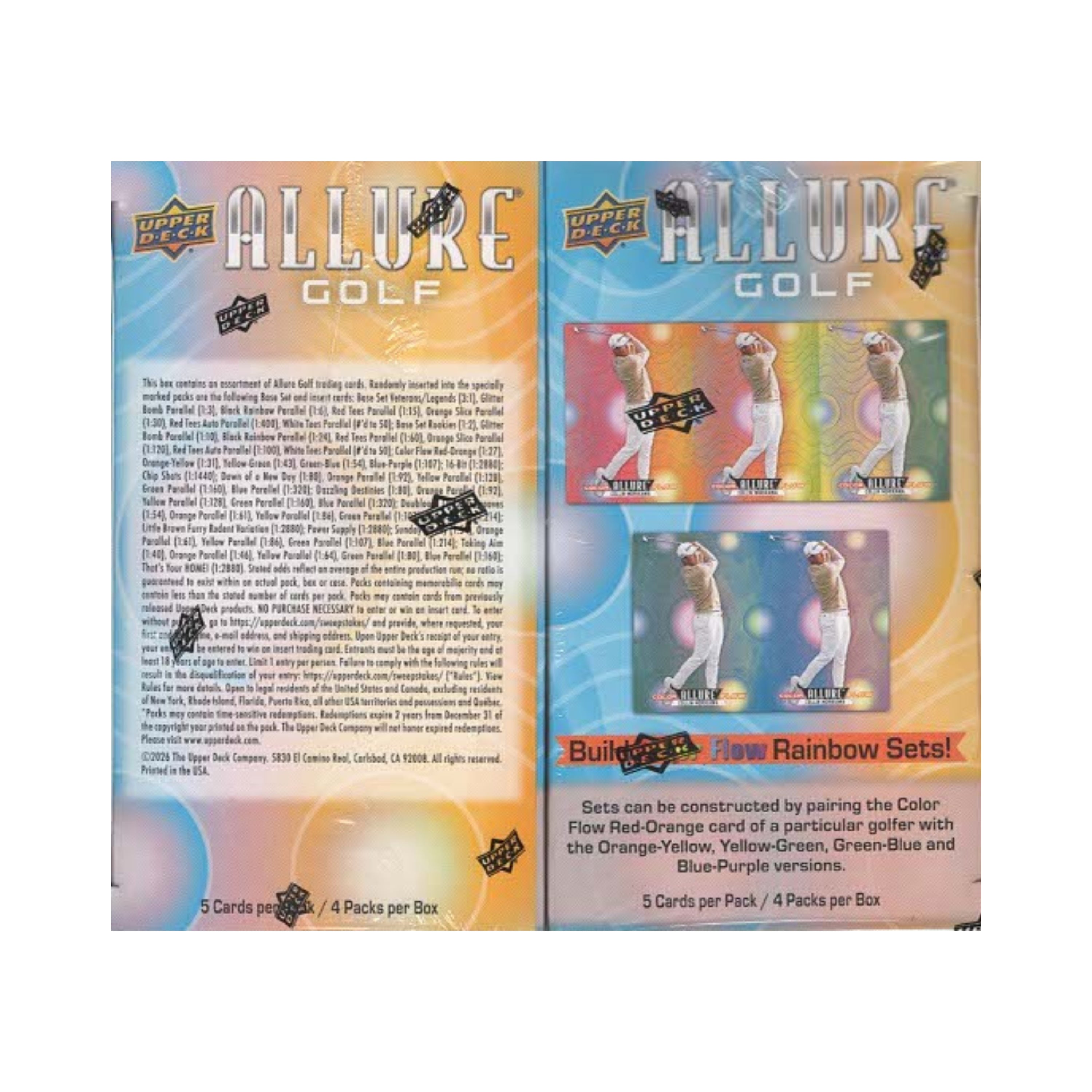2025-26 Upper Deck Allure Golf 20ct. Blaster Box