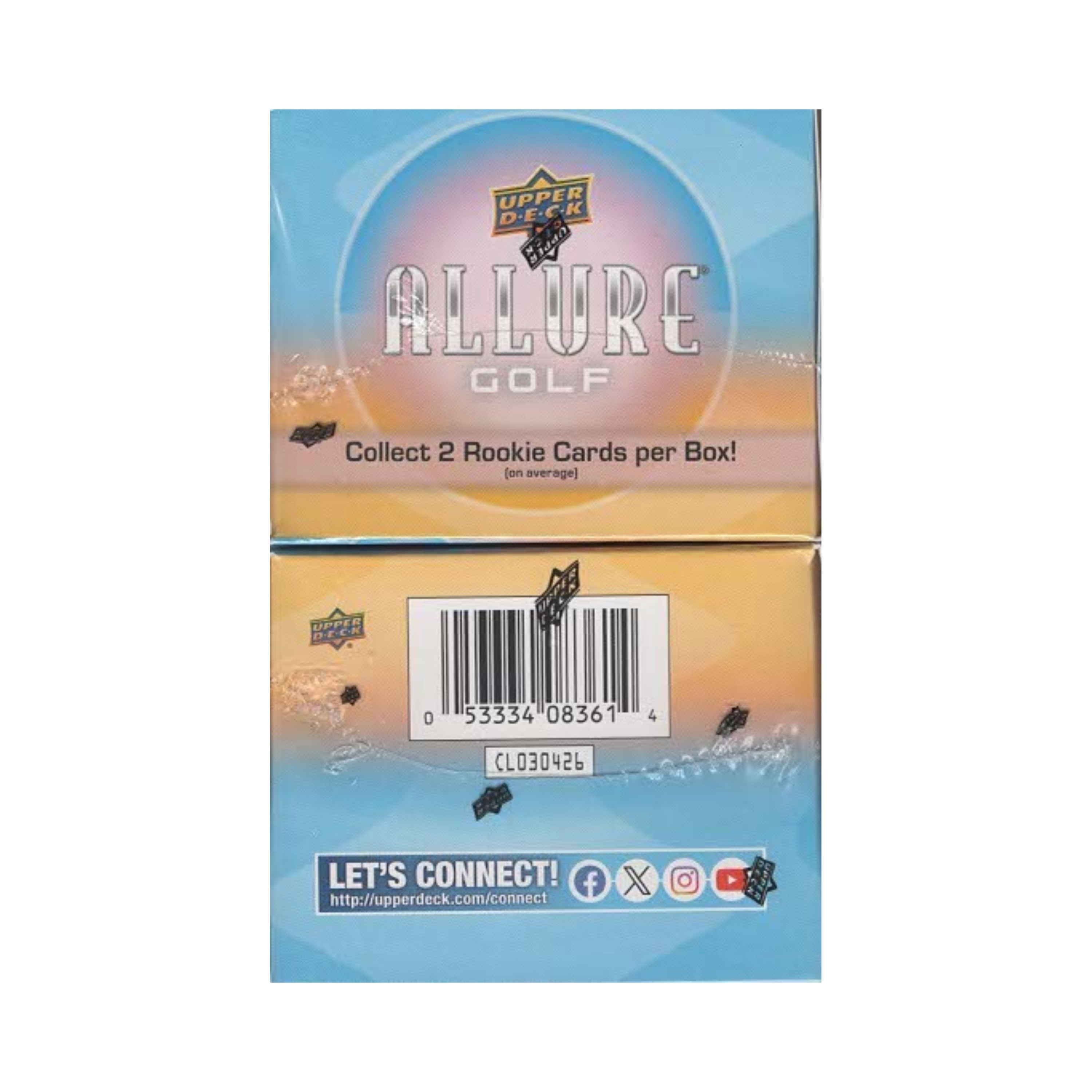 2025-26 Upper Deck Allure Golf 20ct. Blaster Box
