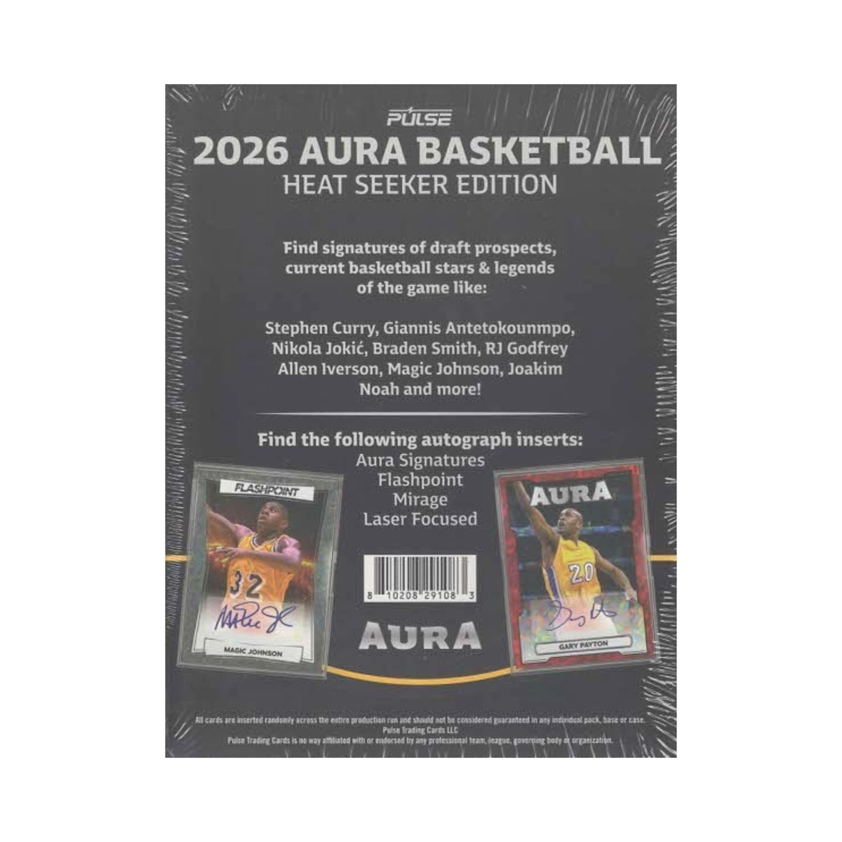 2026 Pulse Aura Basketball Heat Seeker 1ct. Cased Card